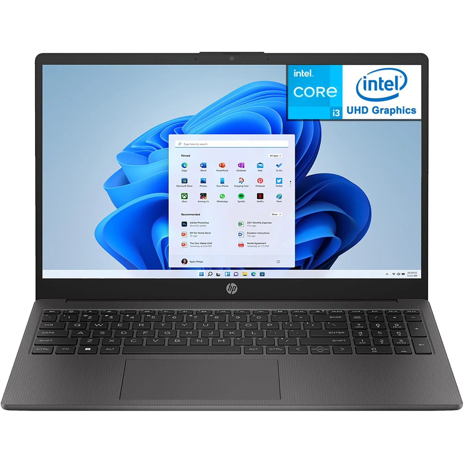 Laptop HP 250 G10 Intel Core i3 N305 16GB 256GB SSD Pantalla 15.6" Teclado Español W11H Reacondicionado