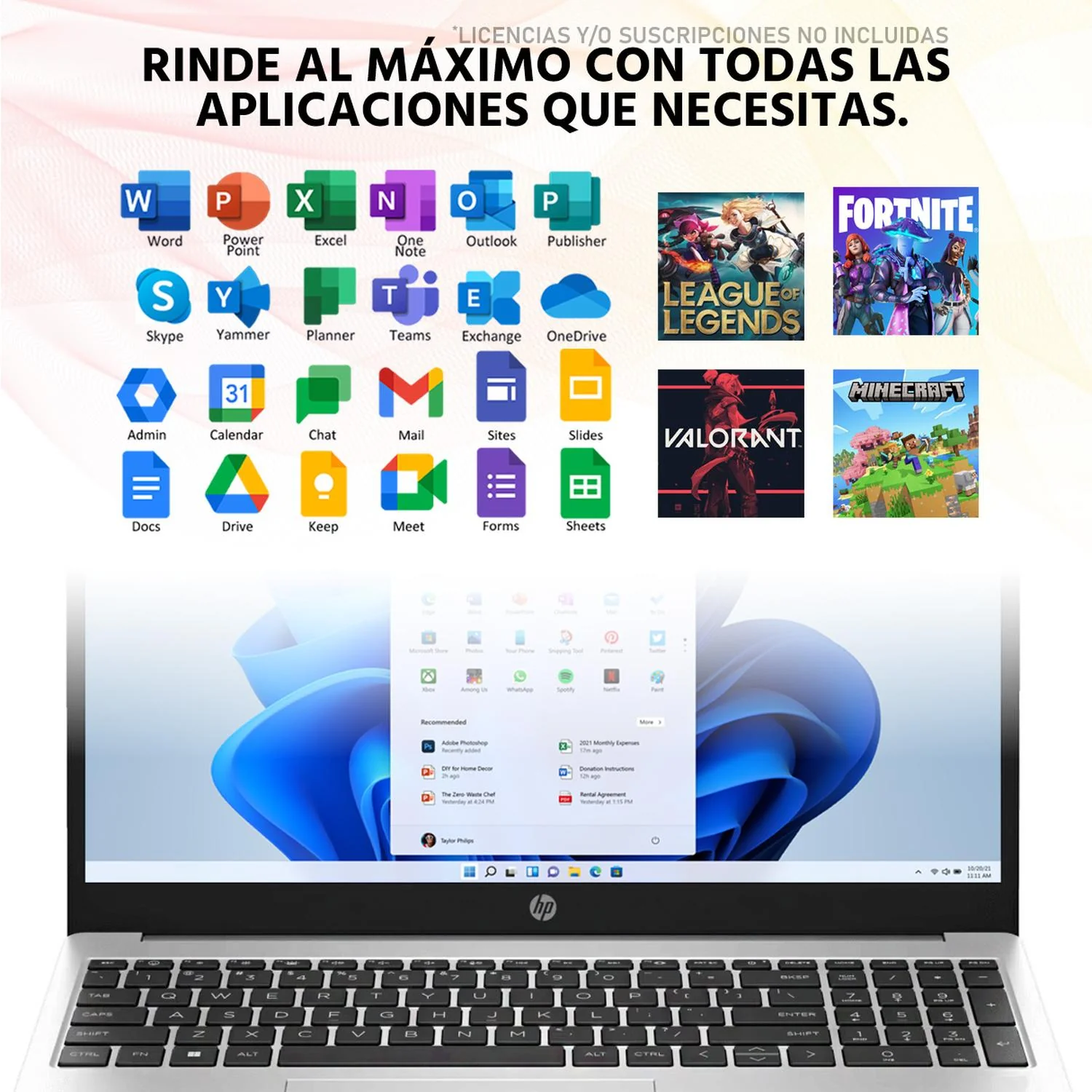 Laptop HP 255 G10 AMD Ryzen 5 7530U 16GB SSD 512GB 15.6" Teclado Español ideal para Estudio y Trabajo - Image 5