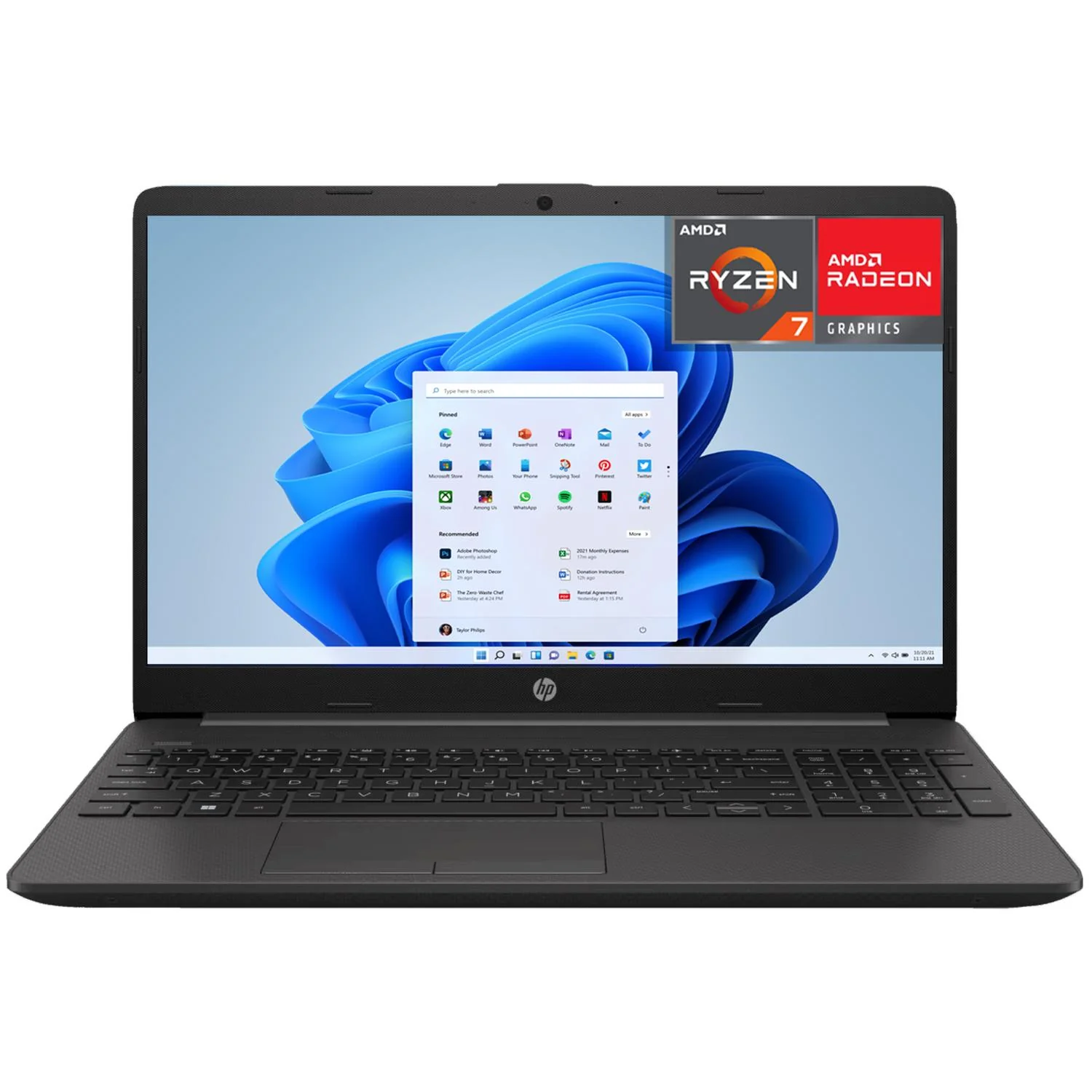Laptop HP 255 G9 AMD Ryzen 7 5825U 8GB 512GB SSD 15.6" W11H Español Reacondicionado
