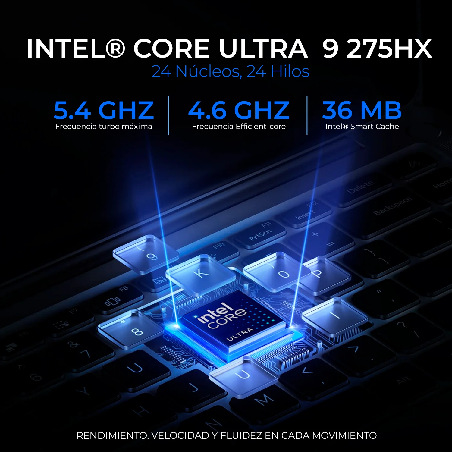 Laptop IA PC Gamer AORUS ELITE 16 AE6H GeForce RTX 5070 8GB Core Ultra 9 275HX NPU 32GB 1TB 16" IPS WQXGA 165Hz Windows 11 Home Teclado Ingles - Image 3