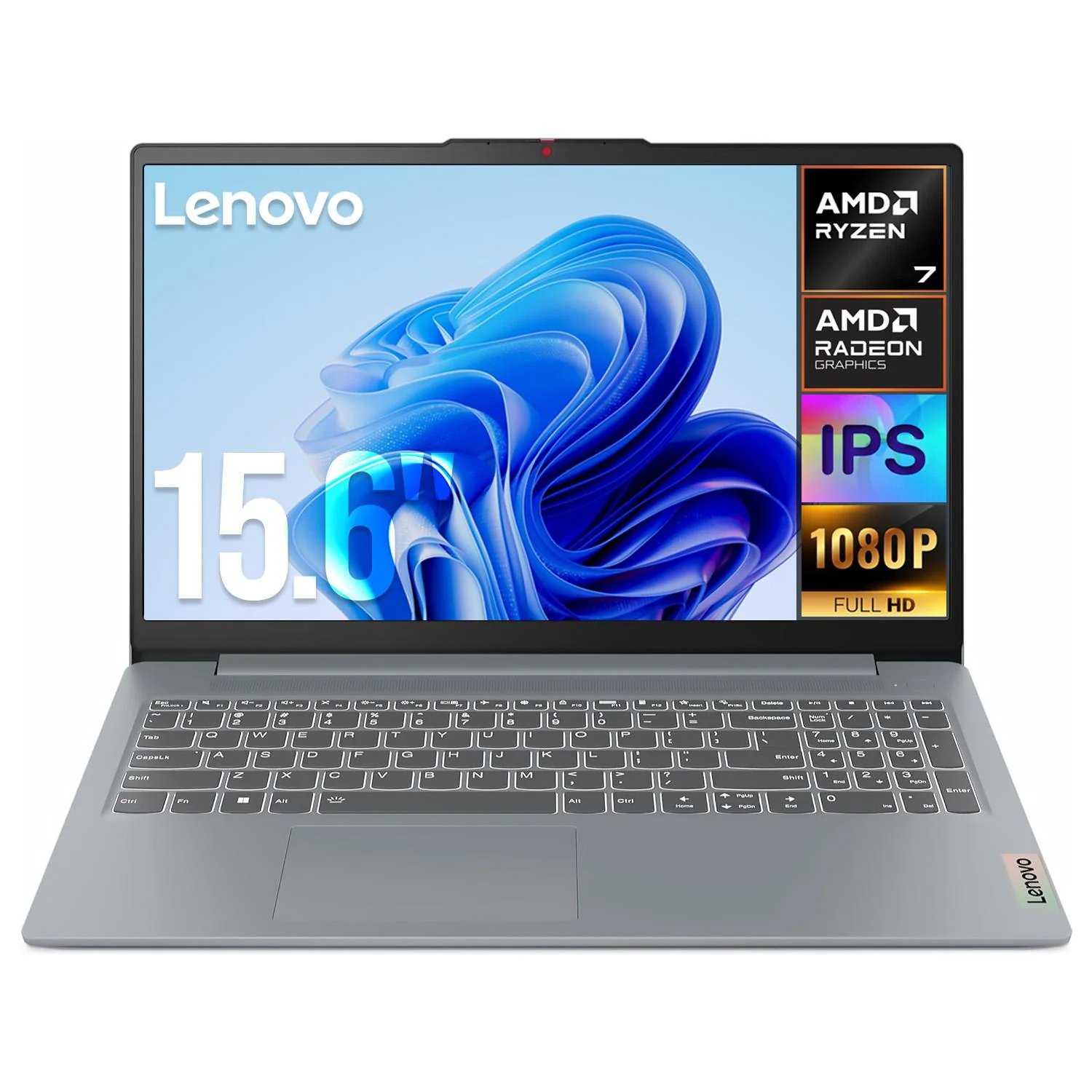 Laptop LENOVO Ideapad Slim 3 AMD Ryzen 7 7730U 16GB 1TB SSD Pantalla Touch 15.6" IPS FHD Teclado Ingles W11H Productividad y Trabajo Profesional