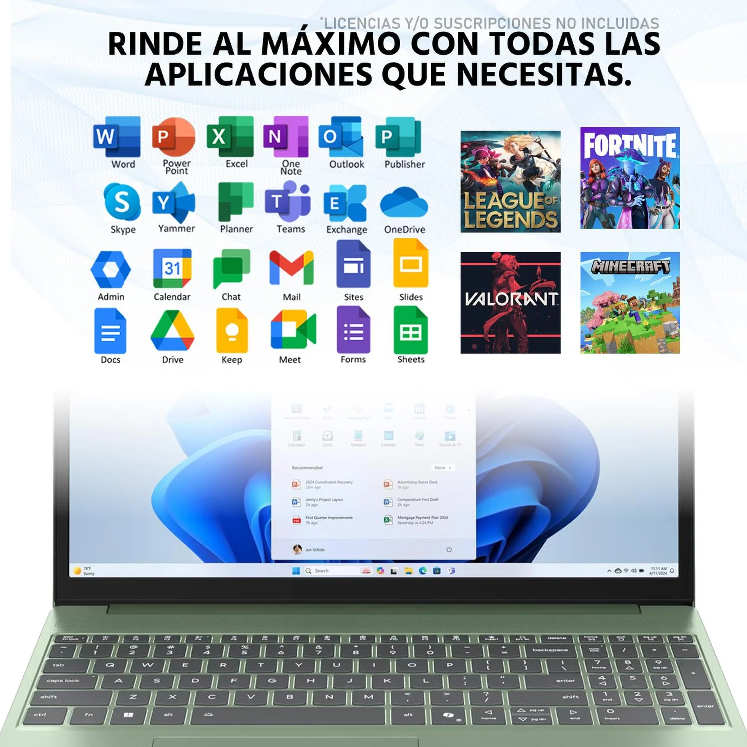 Laptop LENOVO Slim 3 Intel Core i5 13420H 16GB DDR5 512GB SSD 15.3" IPS WUXGA W11 Teclado Español Mouse DXT Productividad y Multitarea Fluida - Image 5