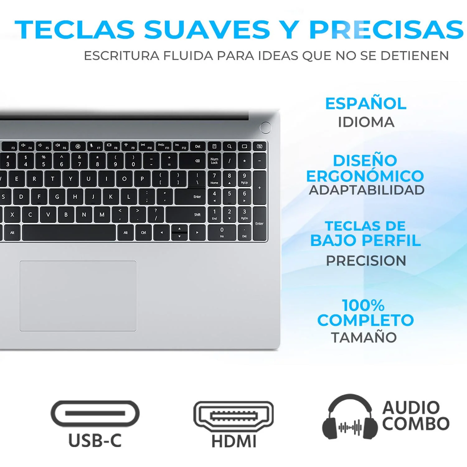 Laptop Ultrabook HUAWEI MateBook D16 Intel Core i5 13420H 16GB 1TB SSD Pantalla 16" IPS FHD+ Teclado Numerico Español Mouse DXT W11H Garantia y Servicio en Mexico - Image 4