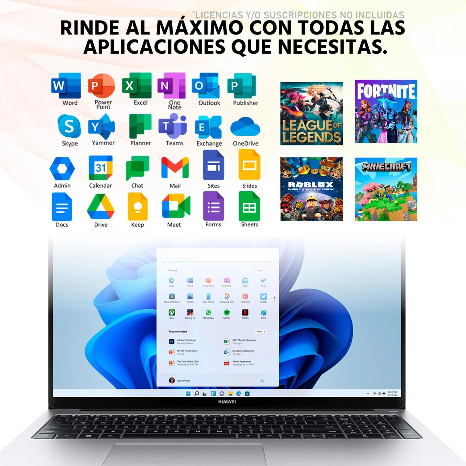 Laptop Ultrabook HUAWEI MateBook D16 Intel Core i5 13420H 16GB 1TB SSD Pantalla 16" IPS FHD+ Teclado Numerico Español Mouse DXT W11H Garantia y Servicio en Mexico - Image 5