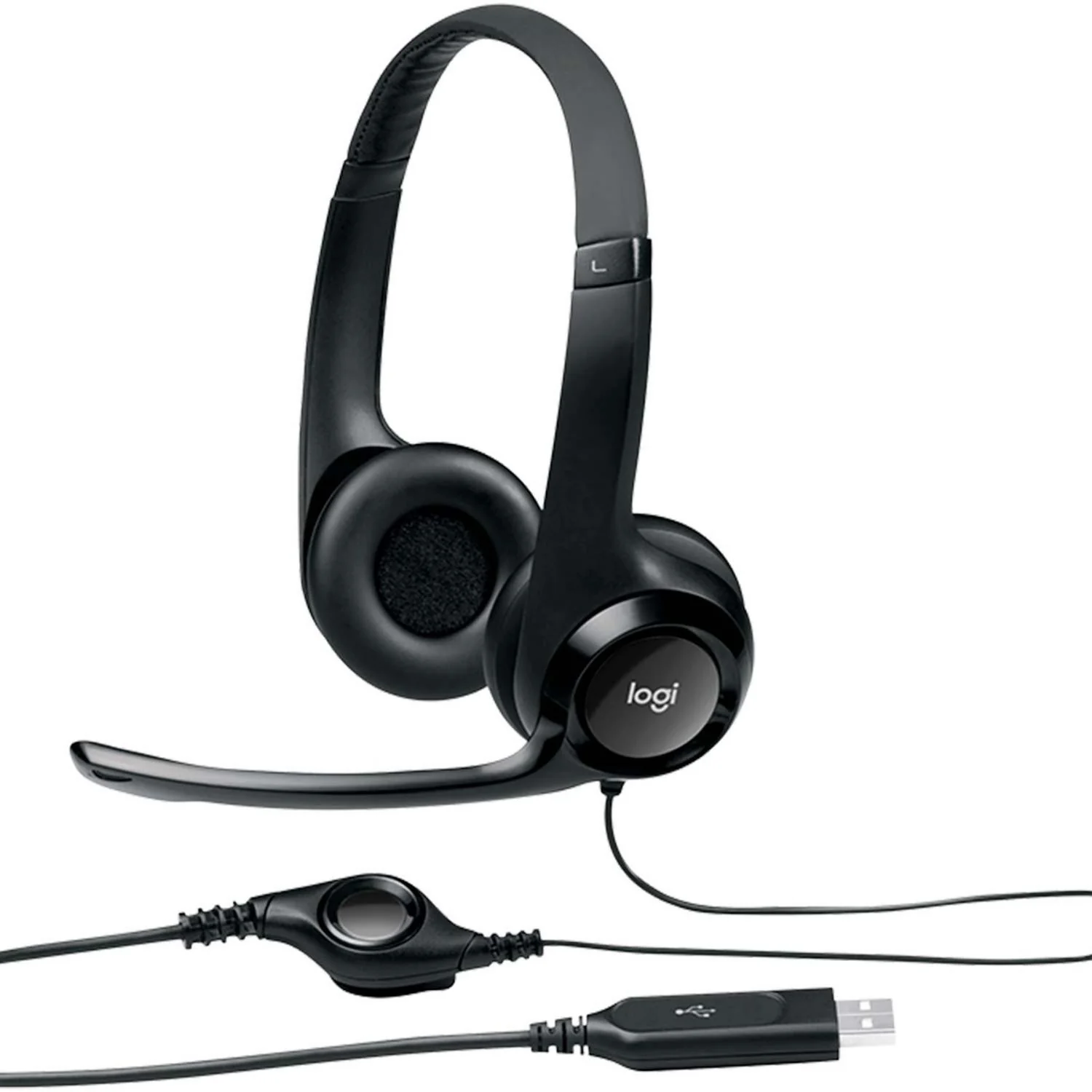 Audifonos LOGITECH H390 USB Negro 981-000060 - Image 3