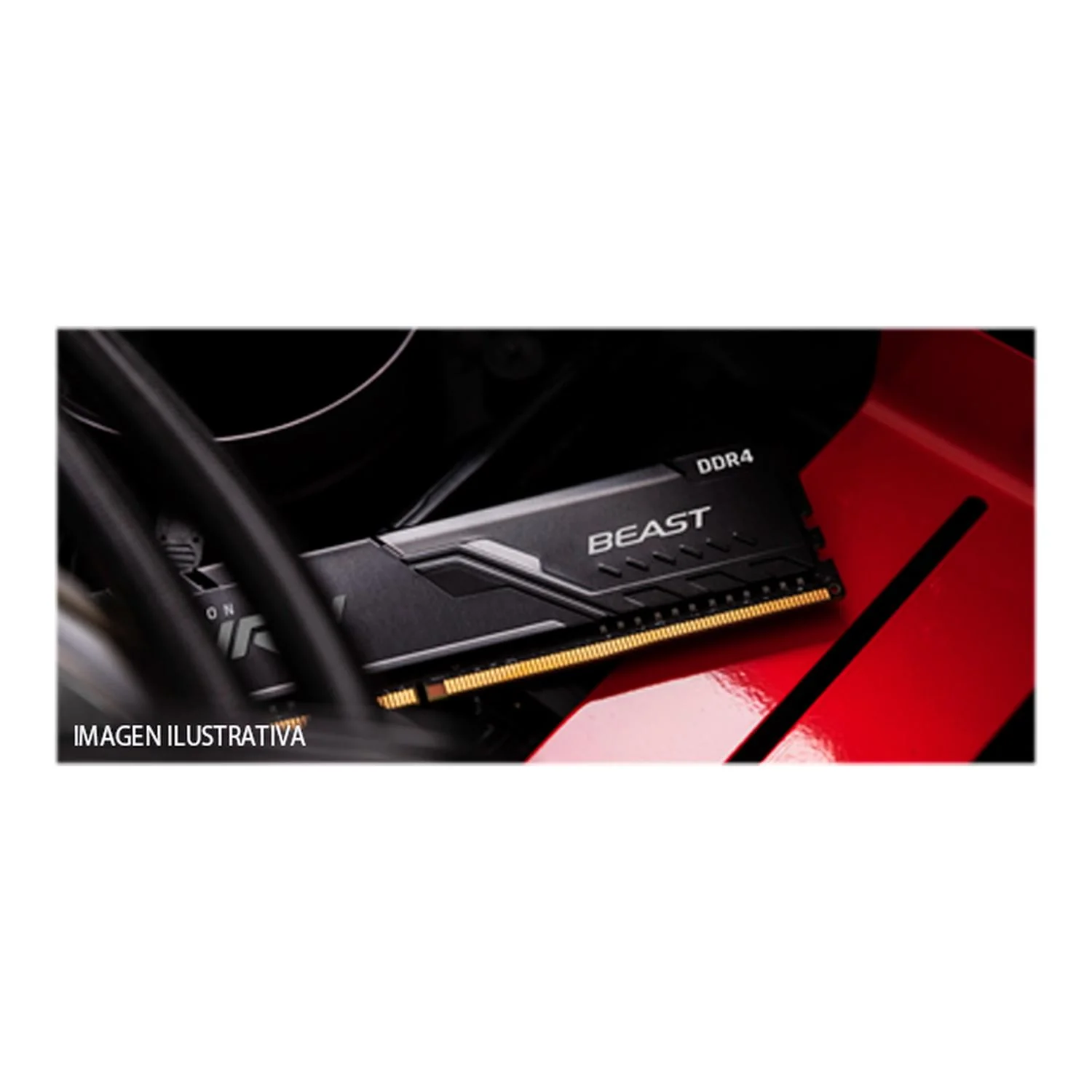 Memoria RAM DDR4 16GB 3200MHz KINGSTON FURY BEAST 1x16GB Negro KF432C16BB/16 - Image 4