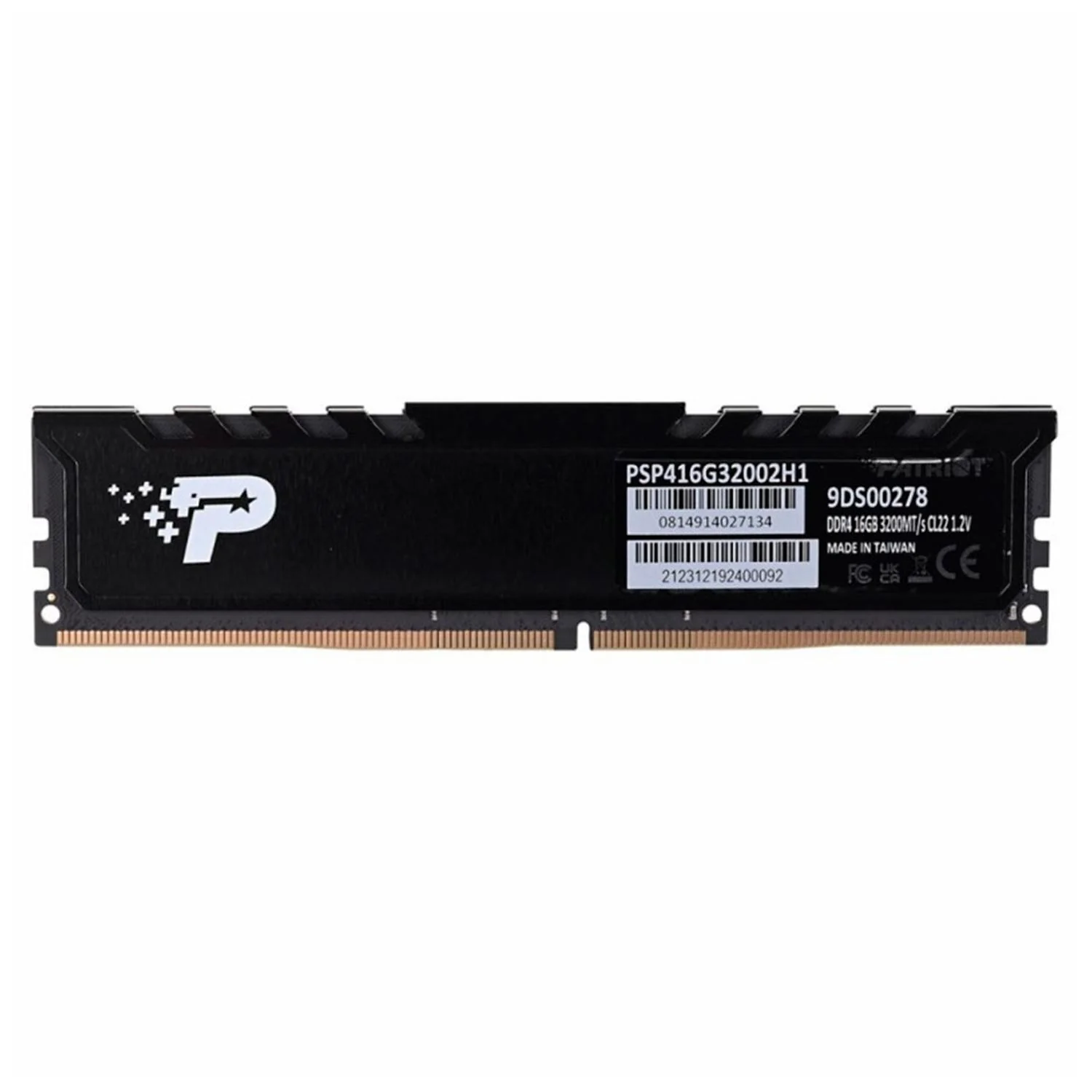Memoria RAM DDR4 16GB 3200MHz PATRIOT SIGNATURE PREMIUM 1x16 PSP416G32002H1