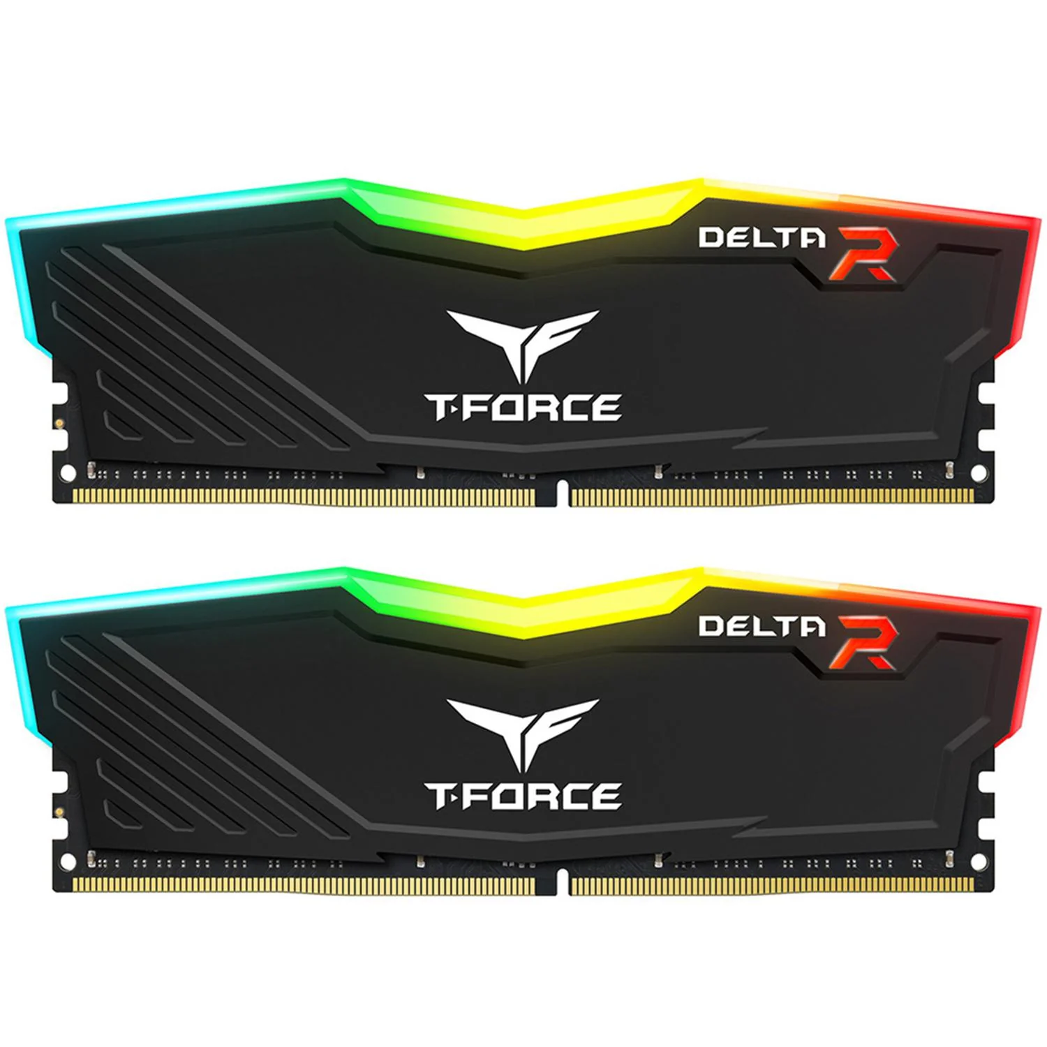 Memoria RAM DDR4 16GB 3200MHZ TEAMGROUP DELTA RGB 2x8GB Negro TF3D416G3200HC16FDC01