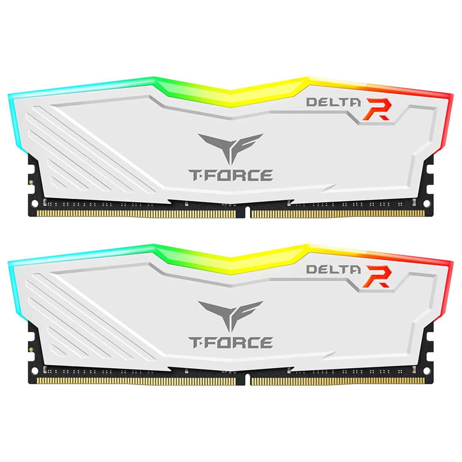 Memoria RAM DDR4 16GB 3200MHz TEAMGROUP T-FORCE DELTA RGB 2x8GB Blanco TF4D416G3200HC16CDC01