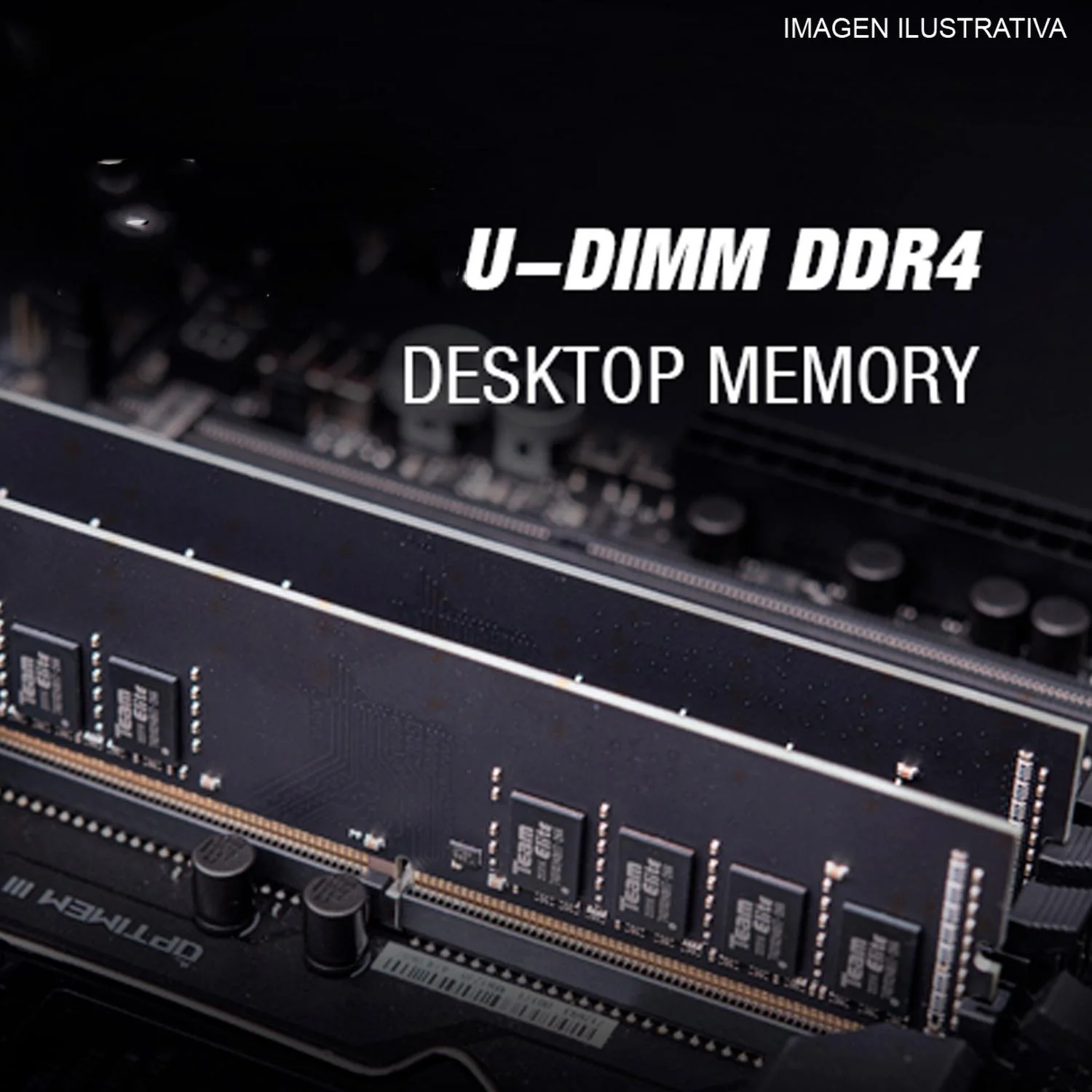 Memoria RAM DDR4 16GB 3200MHz TEAMGROUP TEAM ELITE 1x16GB Negro TED416G3200C2201 - Image 3