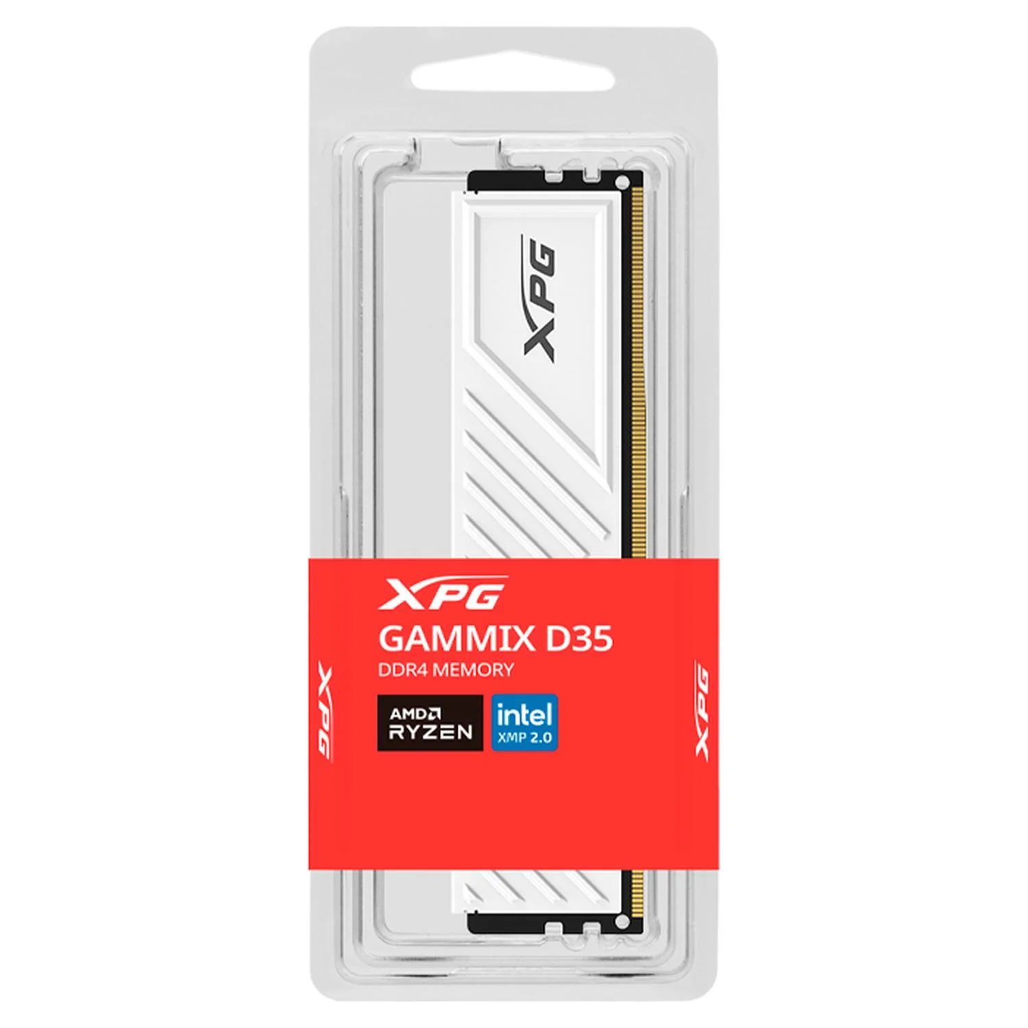 Memoria RAM DDR4 16GB 3200MHZ XPG GAMMIX D35 Disipador 1x16GB Blanco AX4U320016G16A-SWHD35 - Image 4