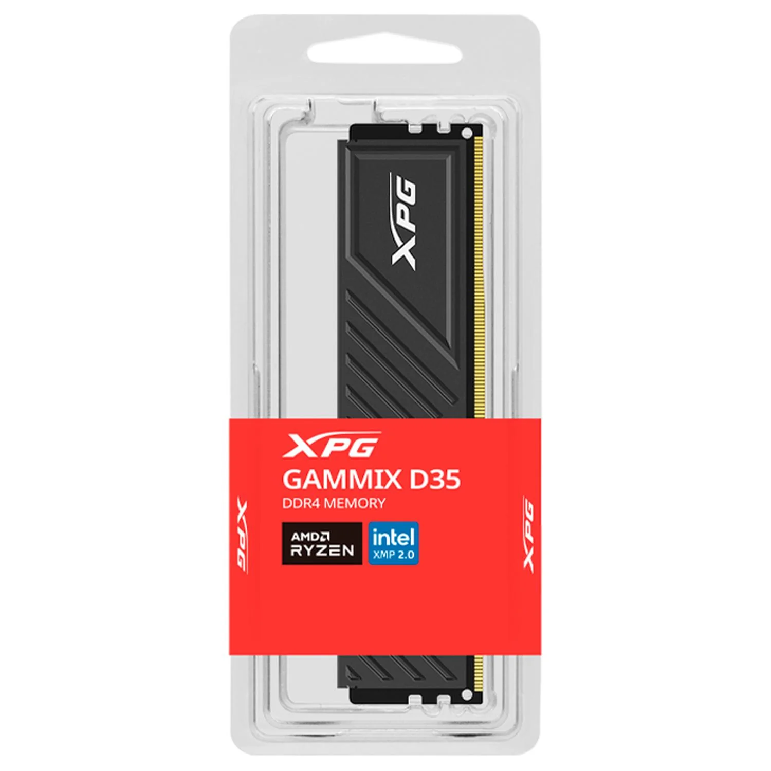Memoria RAM DDR4 16GB 3200MHZ XPG GAMMIX D35 Disipador 1x16GB Negro AX4U320016G16A-SBKD35 - Image 4
