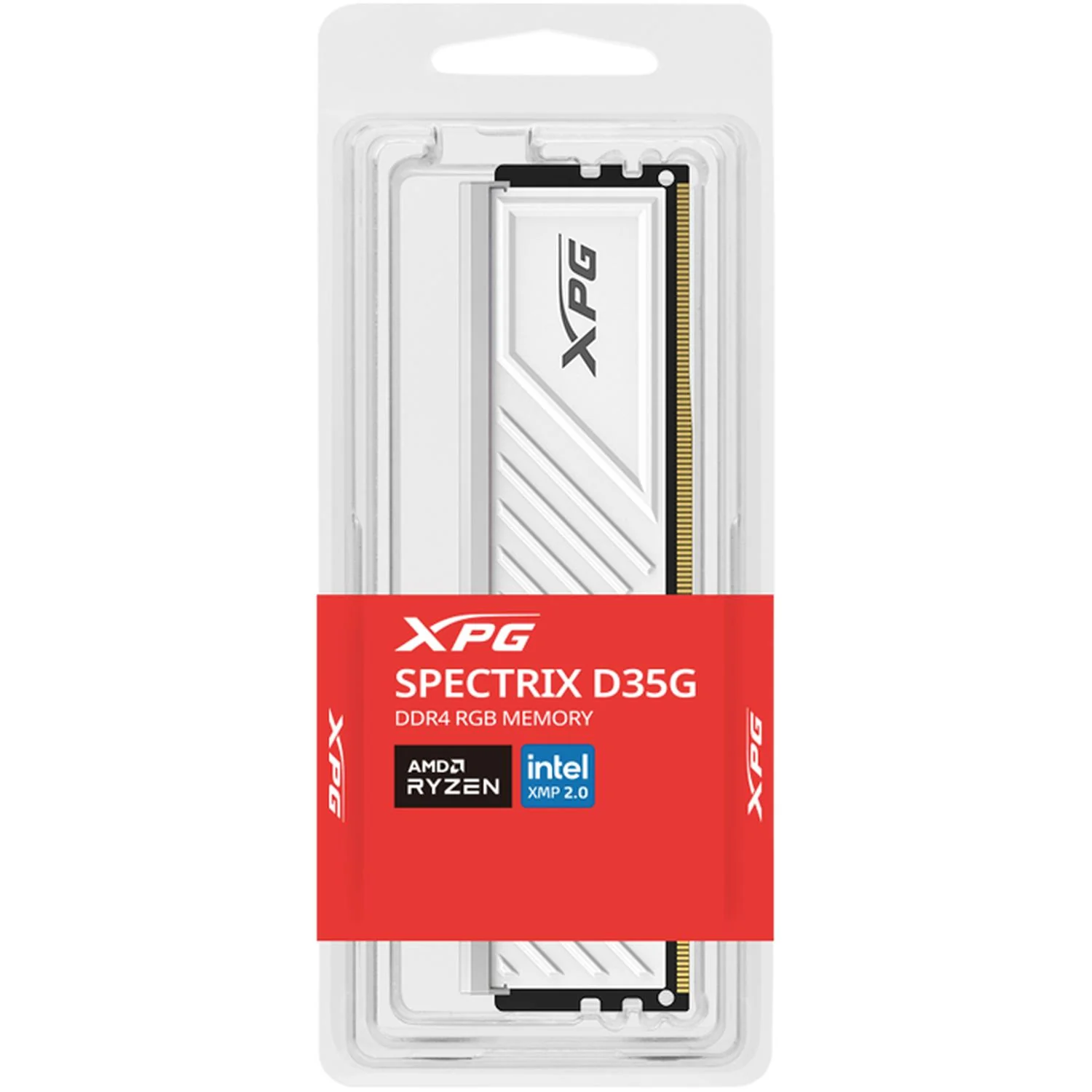 Memoria RAM DDR4 16GB 3200MHz XPG SPECTRIX D35G RGB 1x16GB Blanco AX4U320016G16A-SWHD35G - Image 6