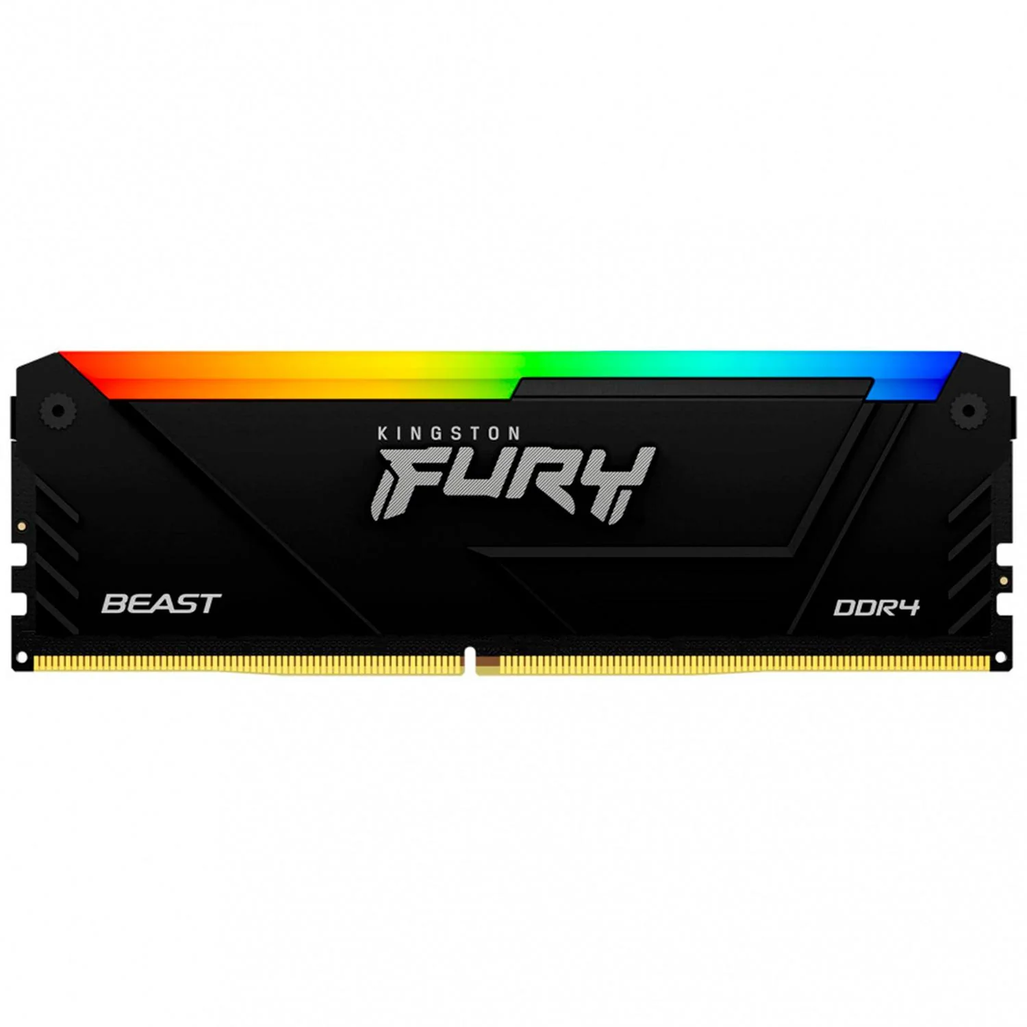 Memoria RAM DDR4 16GB 3200MT/s KINGSTON FURY BEAST RGB 1x16GB Negro KF432C16BB12A/16