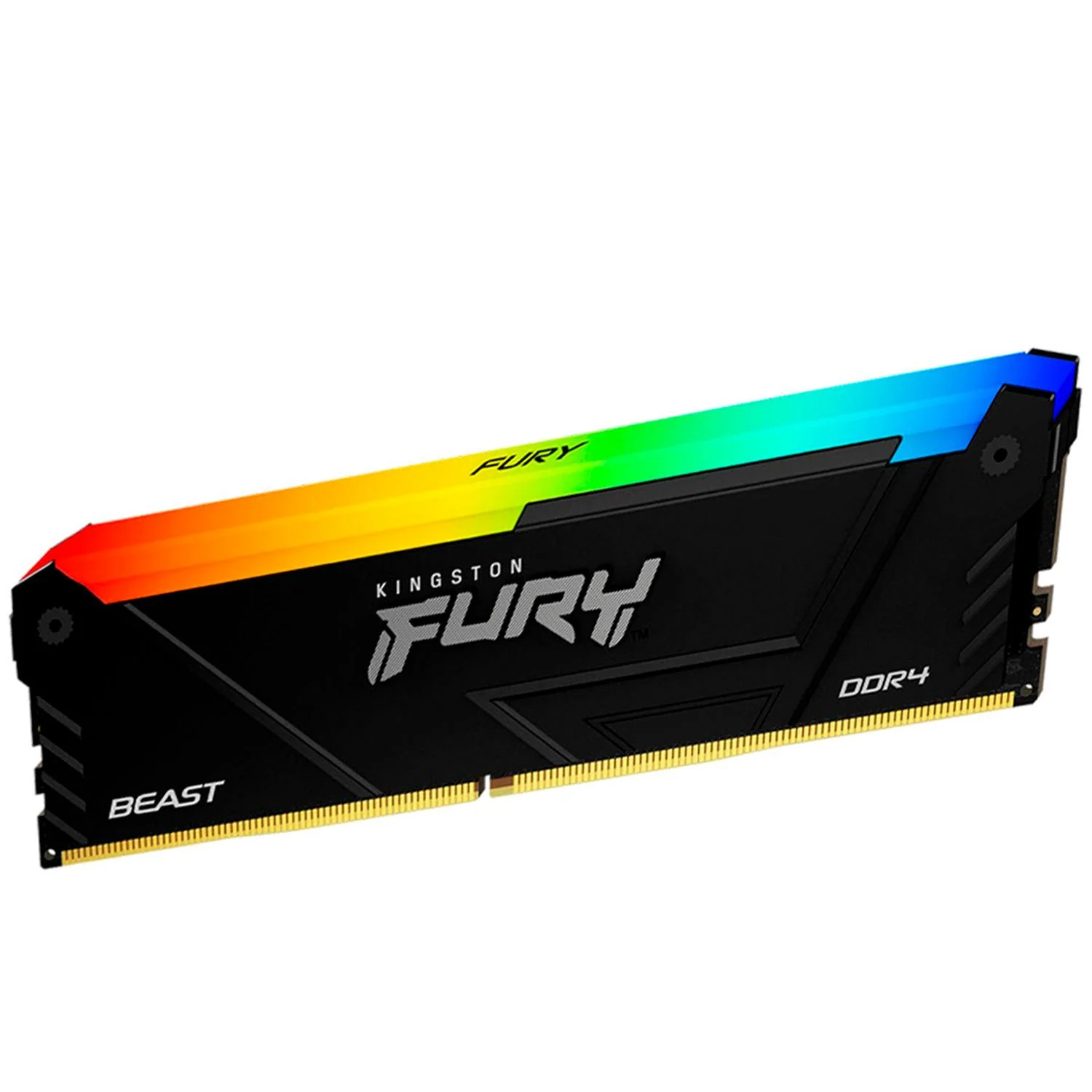Memoria RAM DDR4 16GB 3200MT/s KINGSTON FURY BEAST RGB 1x16GB Negro KF432C16BB12A/16 - Image 2
