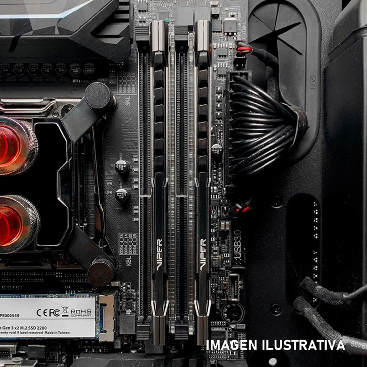 Memoria RAM DDR4 16GB 3600MHz PATRIOT VIPER STEEL 1x16GB PVS416G360C8 - Image 6