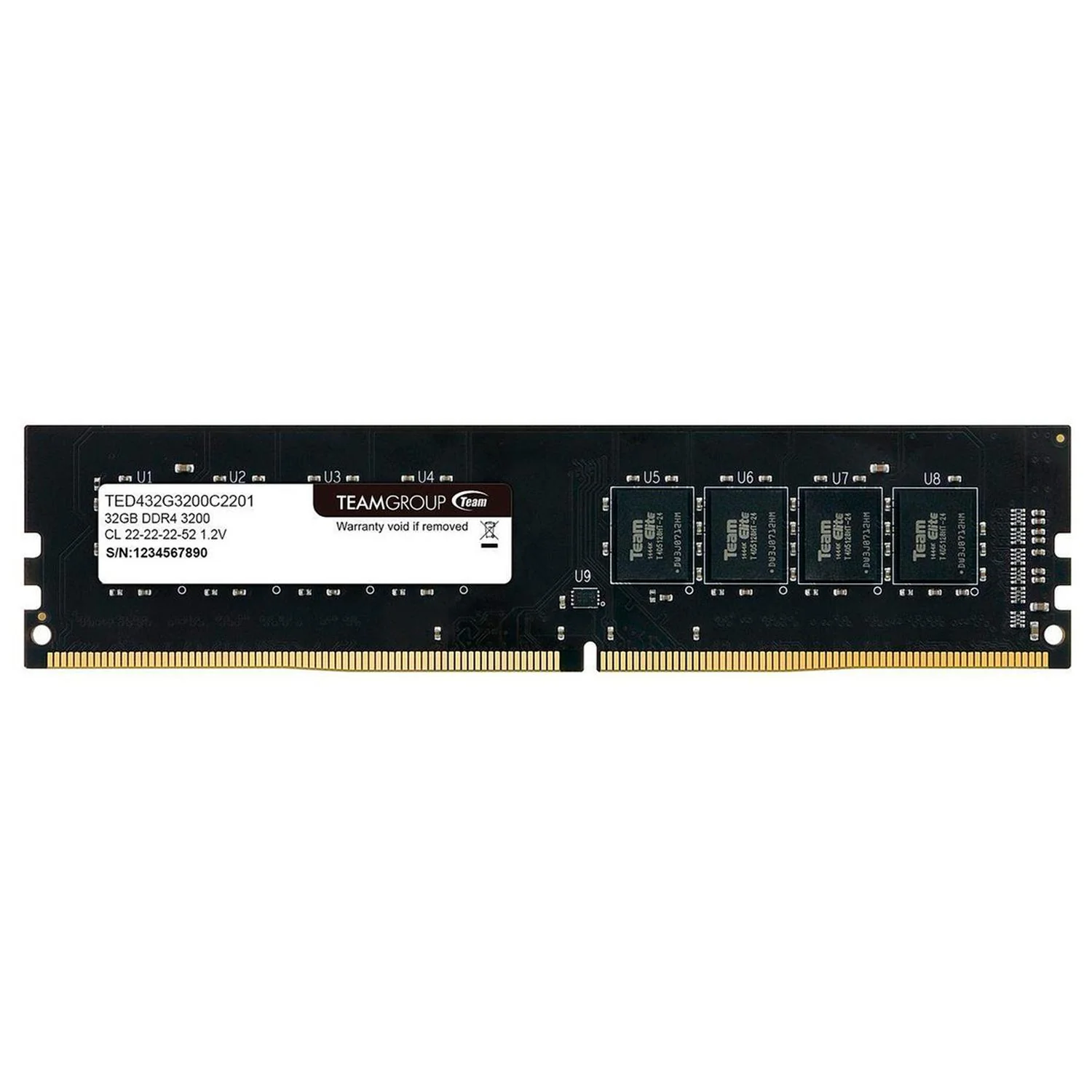 Memoria RAM DDR4 32GB 3200MHZ TEAMGROUP TEAM ELITE 1x32 TED432G3200C2201 - Image 2