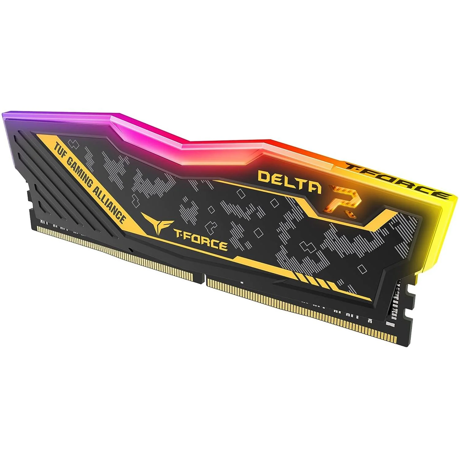Memoria RAM DDR4 32GB 3200MHz TEAMGROUP T-FORCE DELTA TUF GAMING RGB 1x32GB Negro TF9D432G3200HC16F01 - Image 2