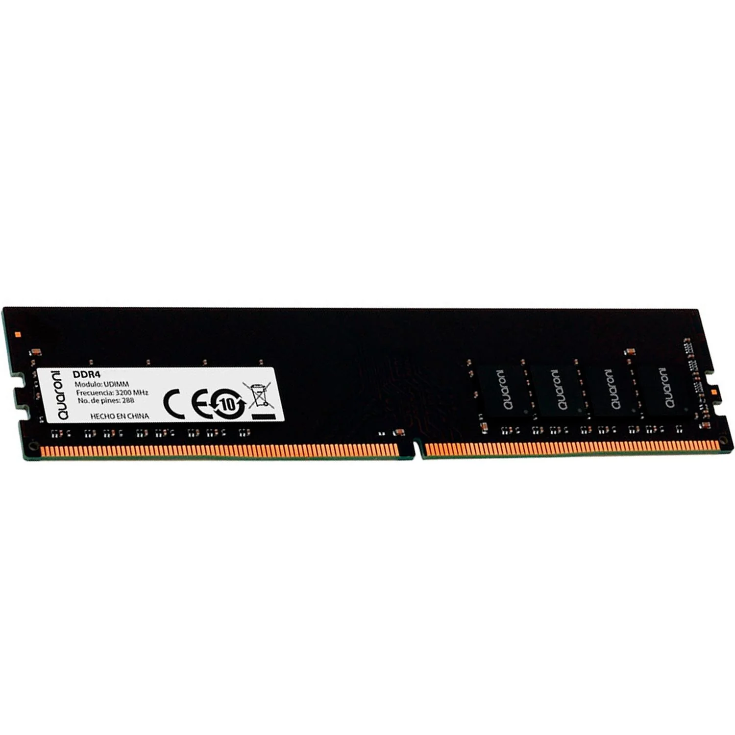 Memoria RAM DDR4 8GB 3200MHz QUARONI 1x 8GB Negro QD4U08G1 - Image 2