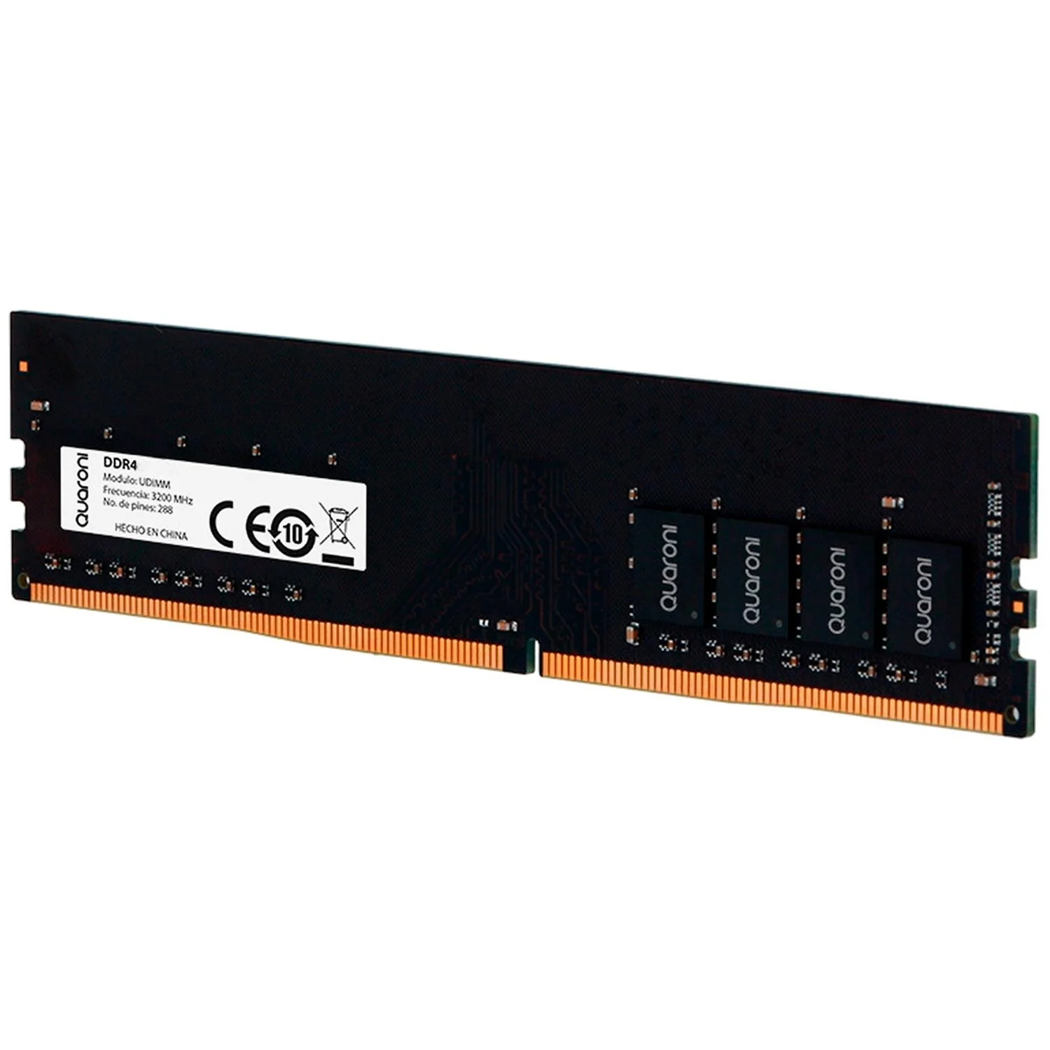 Memoria RAM DDR4 8GB 3200MHz QUARONI 1x 8GB Negro QD4U08G1 - Image 3