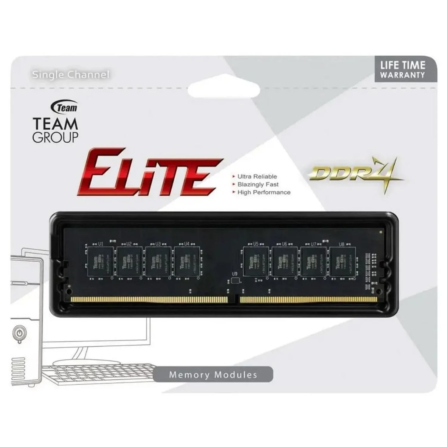 Memoria RAM DDR4 8GB 3200MHz TEAMGROUP ELITE 1x8GB TED48G3200C2201 - Image 5