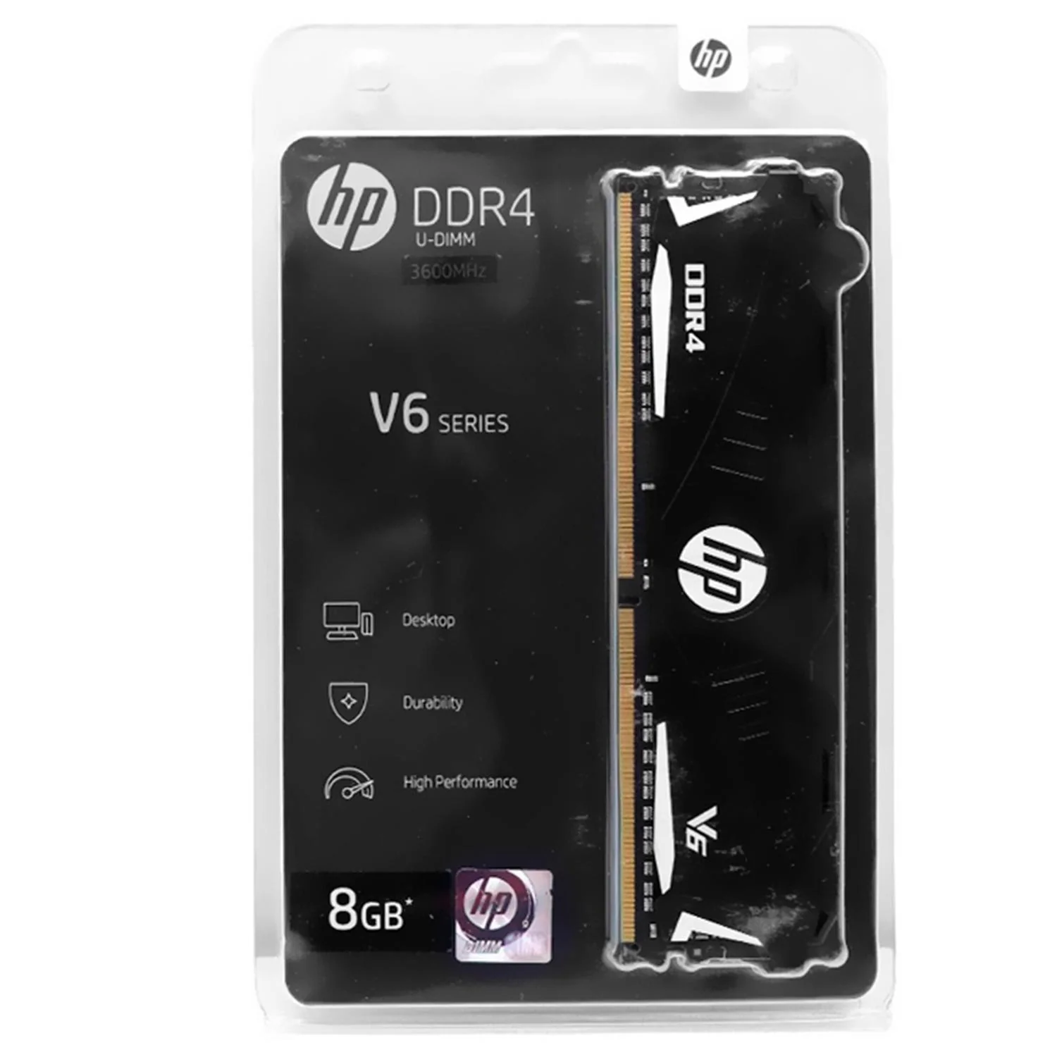 Memoria RAM DDR4 8GB 3600MHz HP V6 1x8GB Negro 7EH74AA - Image 4
