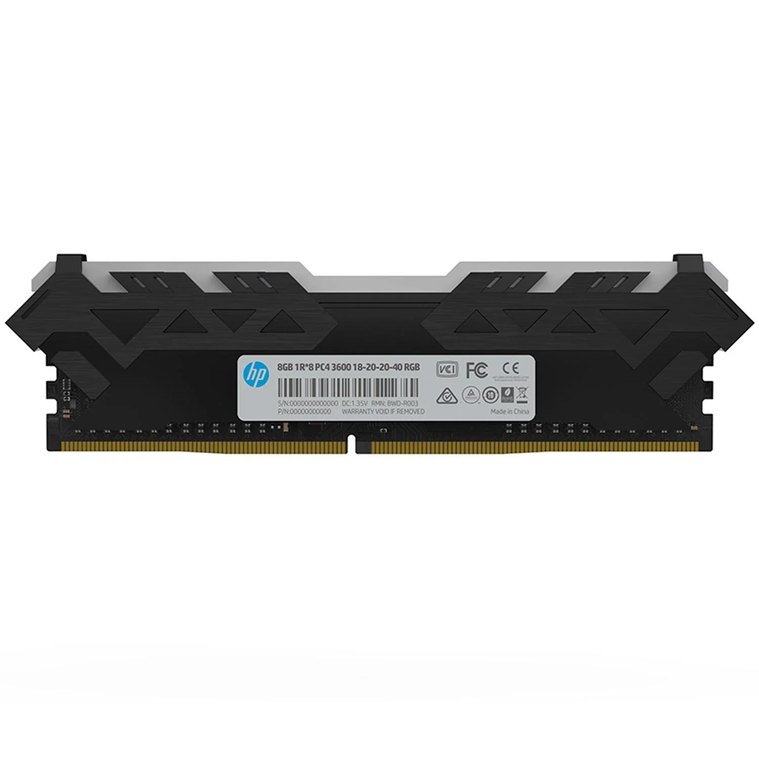 Memoria RAM DDR4 8GB 3600MHZ HP V8 RGB 1x8GB CL18 7EH92AA# - Image 2