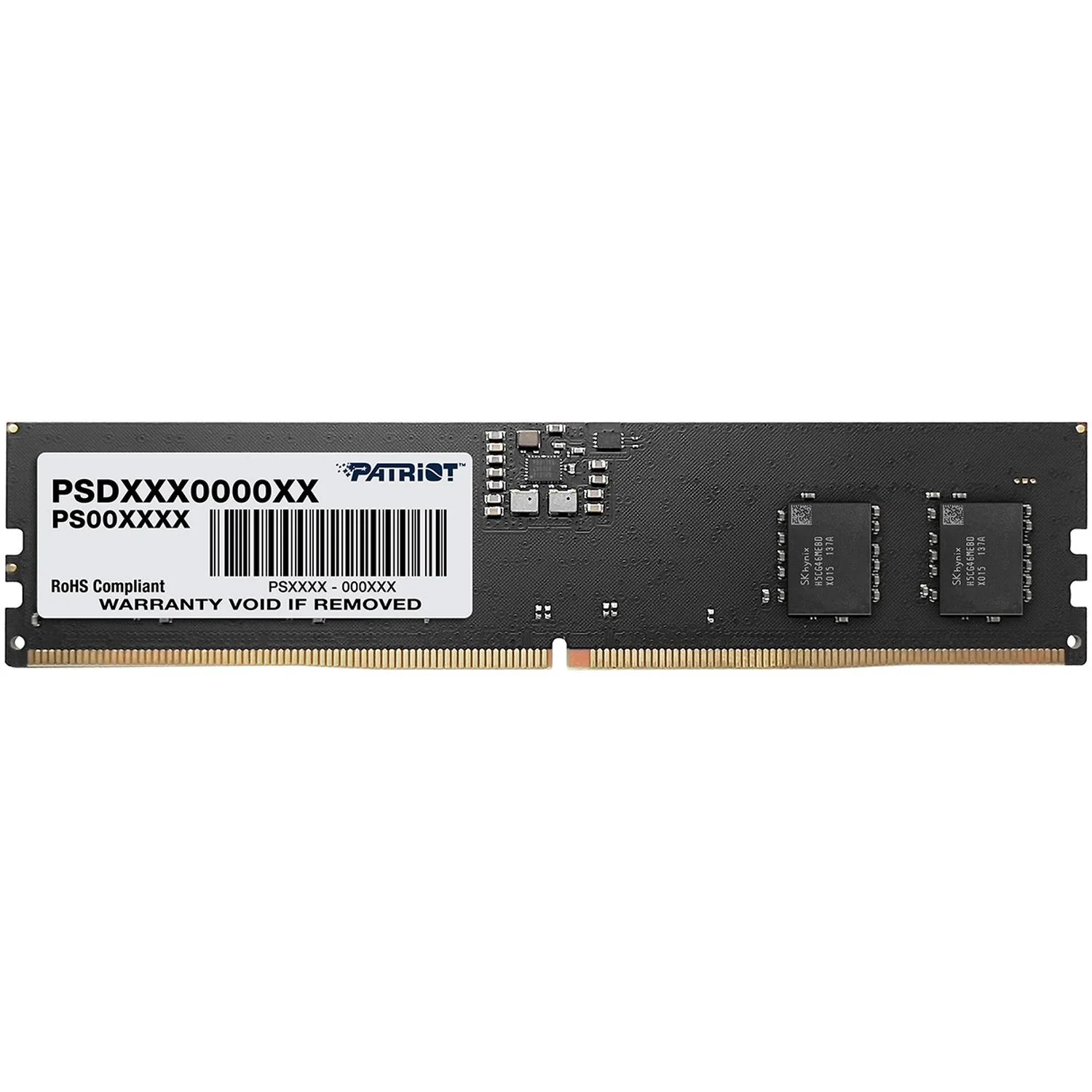 Memoria RAM DDR5 16GB 5200MT/s PATRIOT SIGNATURE 1X16GB PSD516G520081
