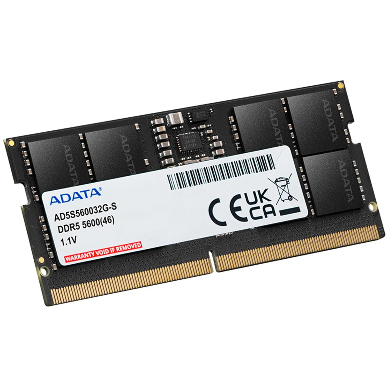 Memoria RAM DDR5 16GB 5600MT/s ADATA 1x16GB Laptop Negro AD5S560016G-S - Image 4