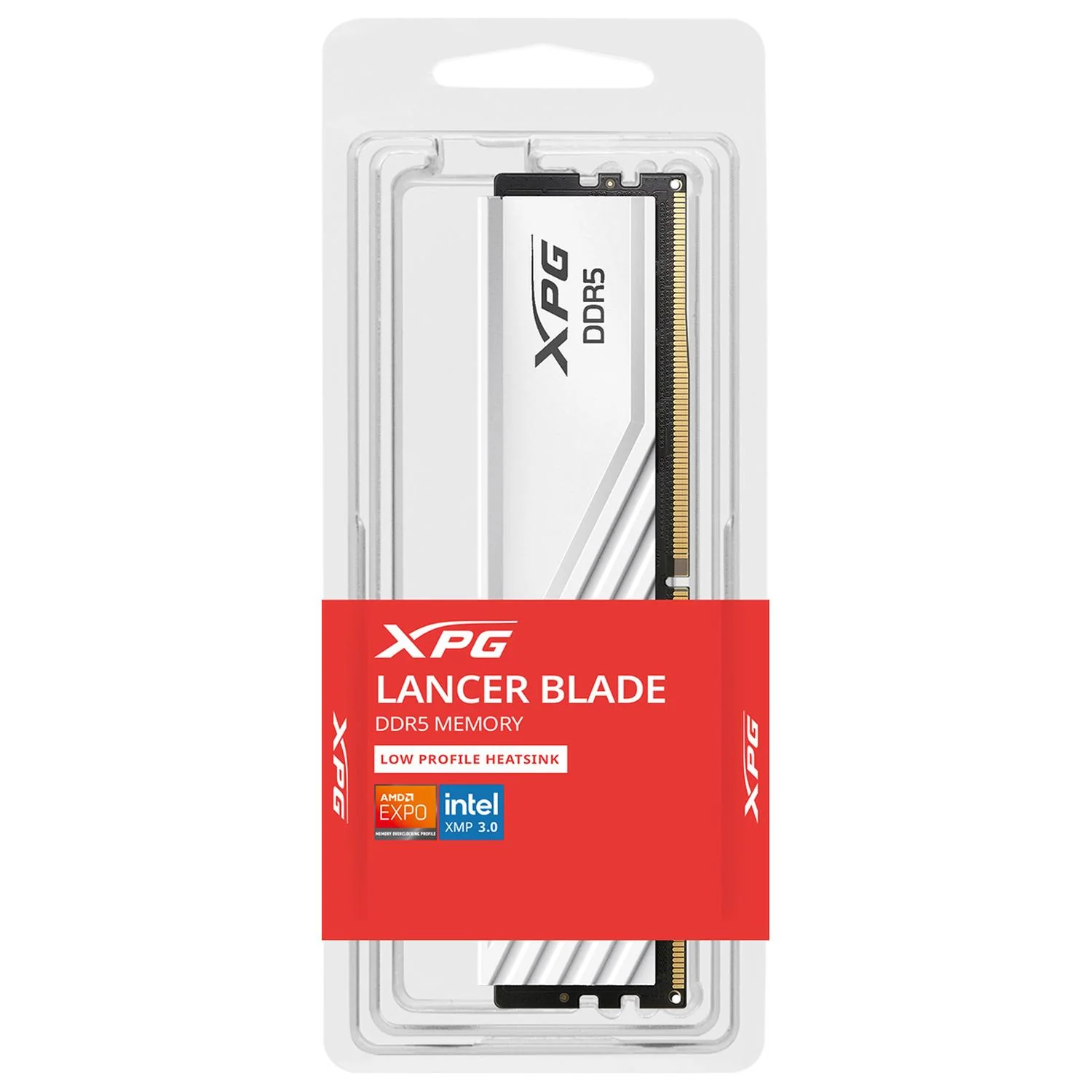 Memoria RAM DDR5 16GB 5600MT/s XPG LANCER BLADE 1x16GB Blanco AX5U5600C4616G-SLABWH - Image 5