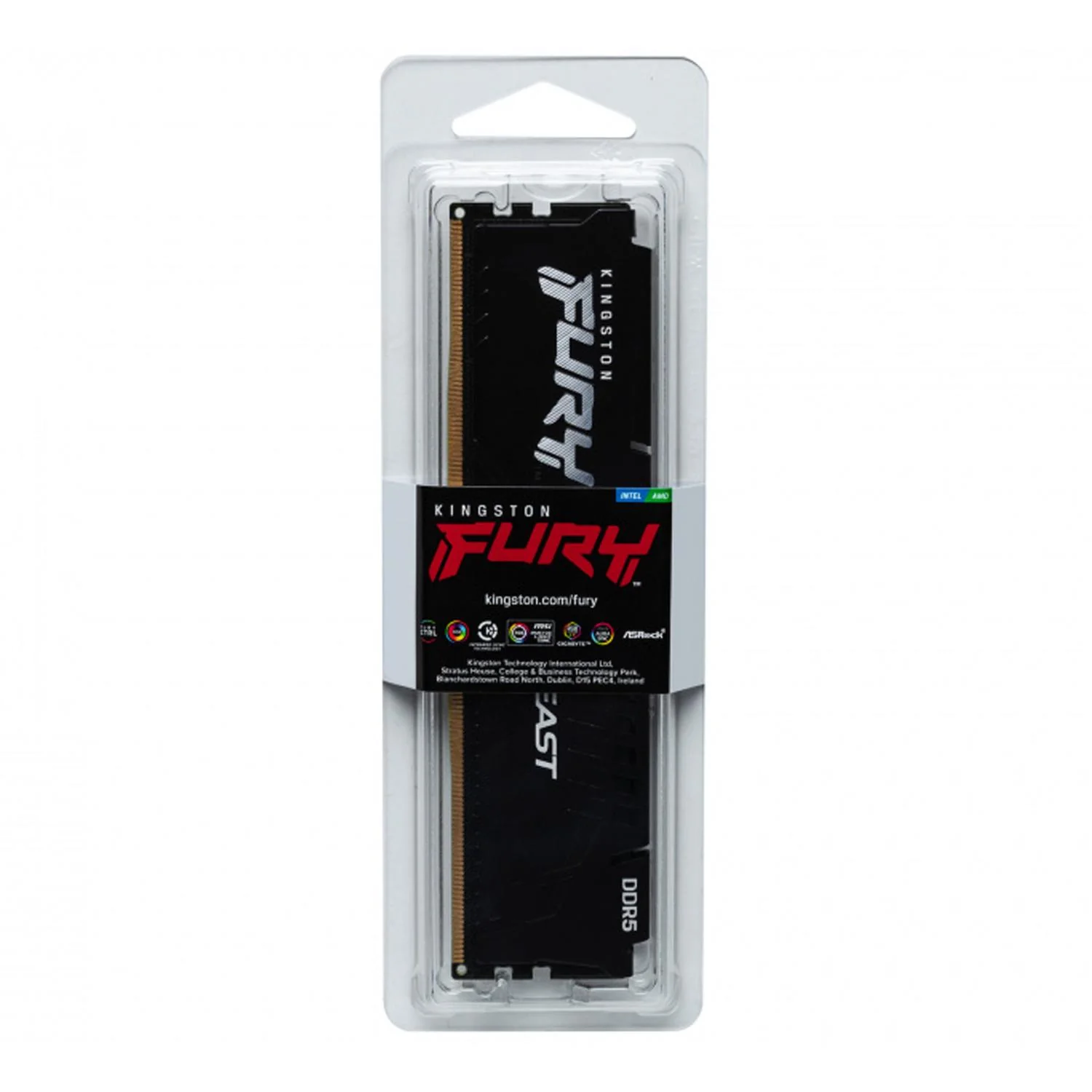 Memoria RAM DDR5 16GB 6000MT/s KINGSTON FURY BEAST 1x16GB Negro KF560C36BBE2-16 - Image 4