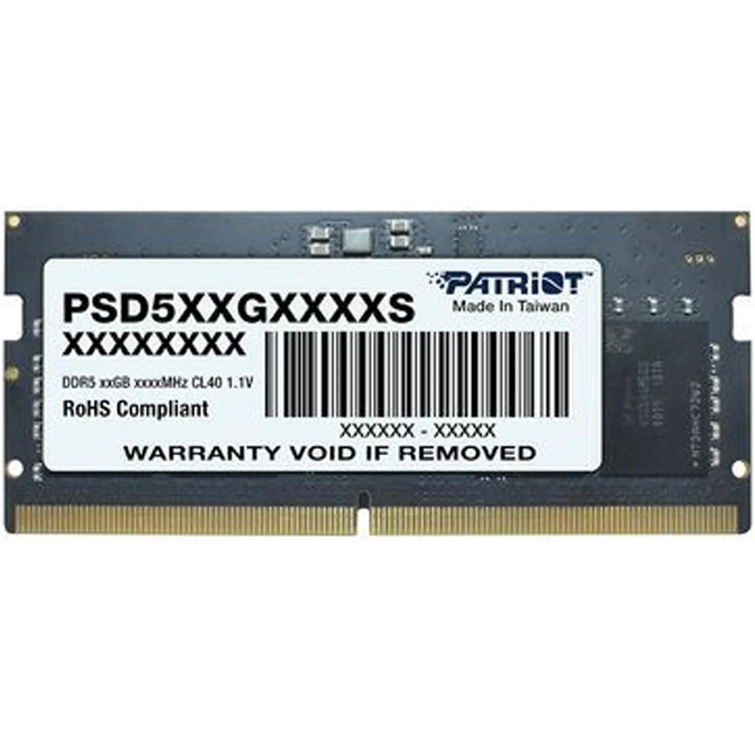 Memoria RAM DDR5 32GB 4800MT/s PATRIOT SIGNATURE LINE 1x32GB Laptop PSD532G48002S - Image 2