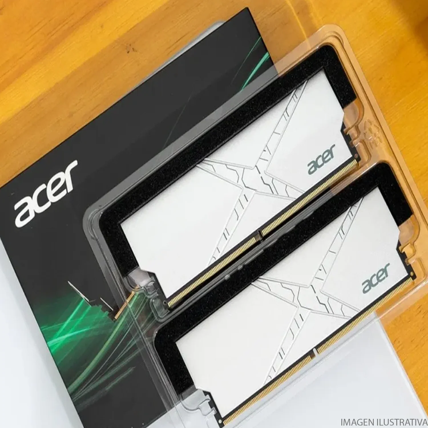 Memoria RAM DDR5 32GB 6000MT/s ACER HT200 2x16 Plata BL.9BWWA.464 - Image 4