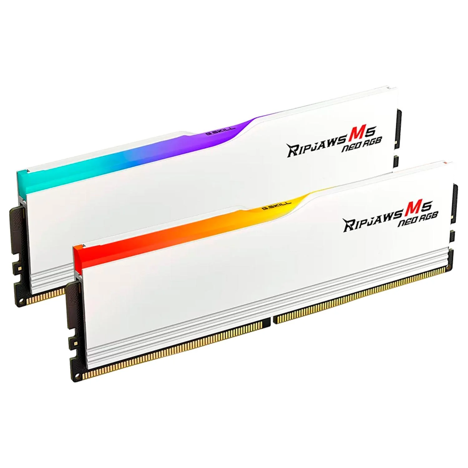 Memoria RAM DDR5 32GB 6000MT/s G.SKILL RIPJAWS M5 NEO RGB 2x16GB CL36 Blanco F5-6000J3636F16GX2-RM5NRW - Image 2
