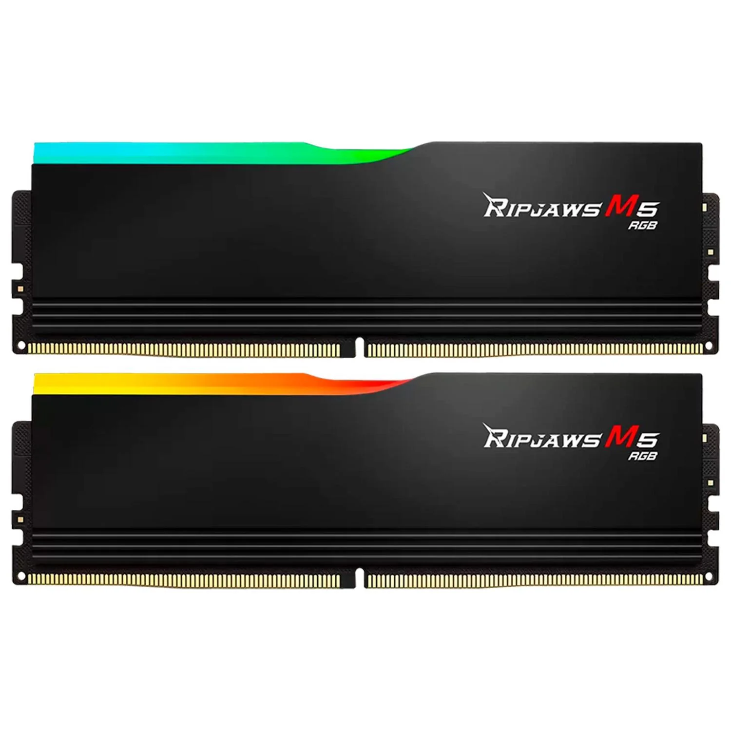 Memoria RAM DDR5 32GB 6000MT/s G.SKILL RIPJAWS M5 RGB 2x16GB CL36 Negro F5-6000J3636F16GX2-RM5RK