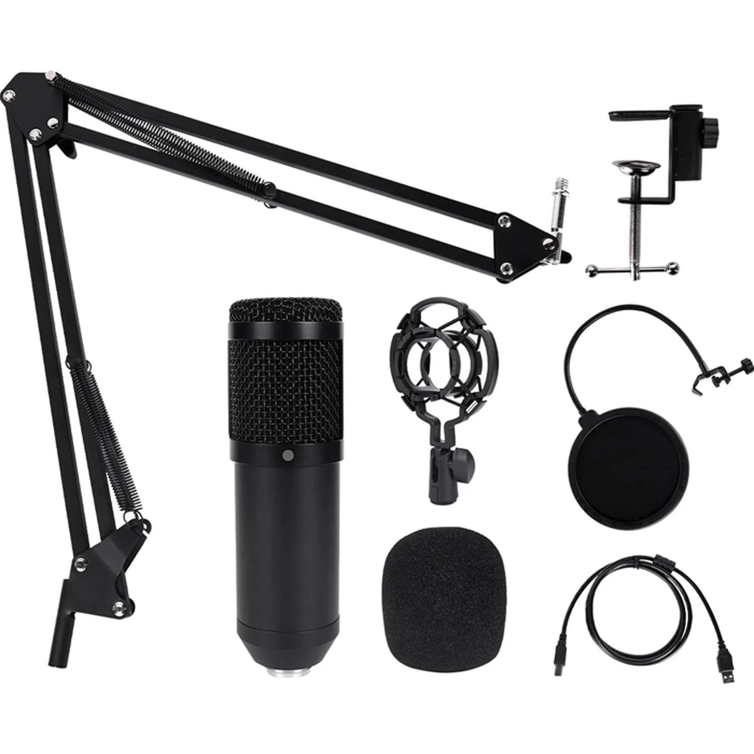 Microfono Gamer BALAM RUSH STELAR MC970 Streaming Filtro Anti POP Soporte - Image 6