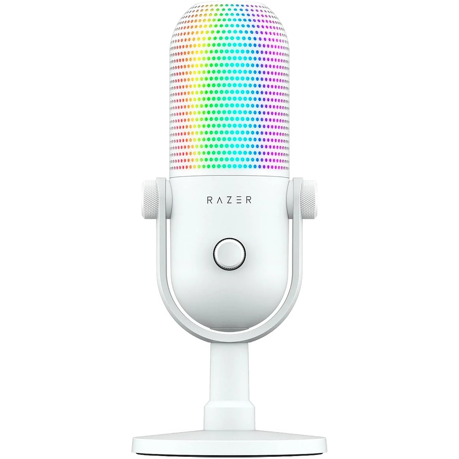 Microfono Gamer RAZER Seiren V3 Chroma RGB 20Hz–20000Hz USB Sensor Touch Silent Color Blanco