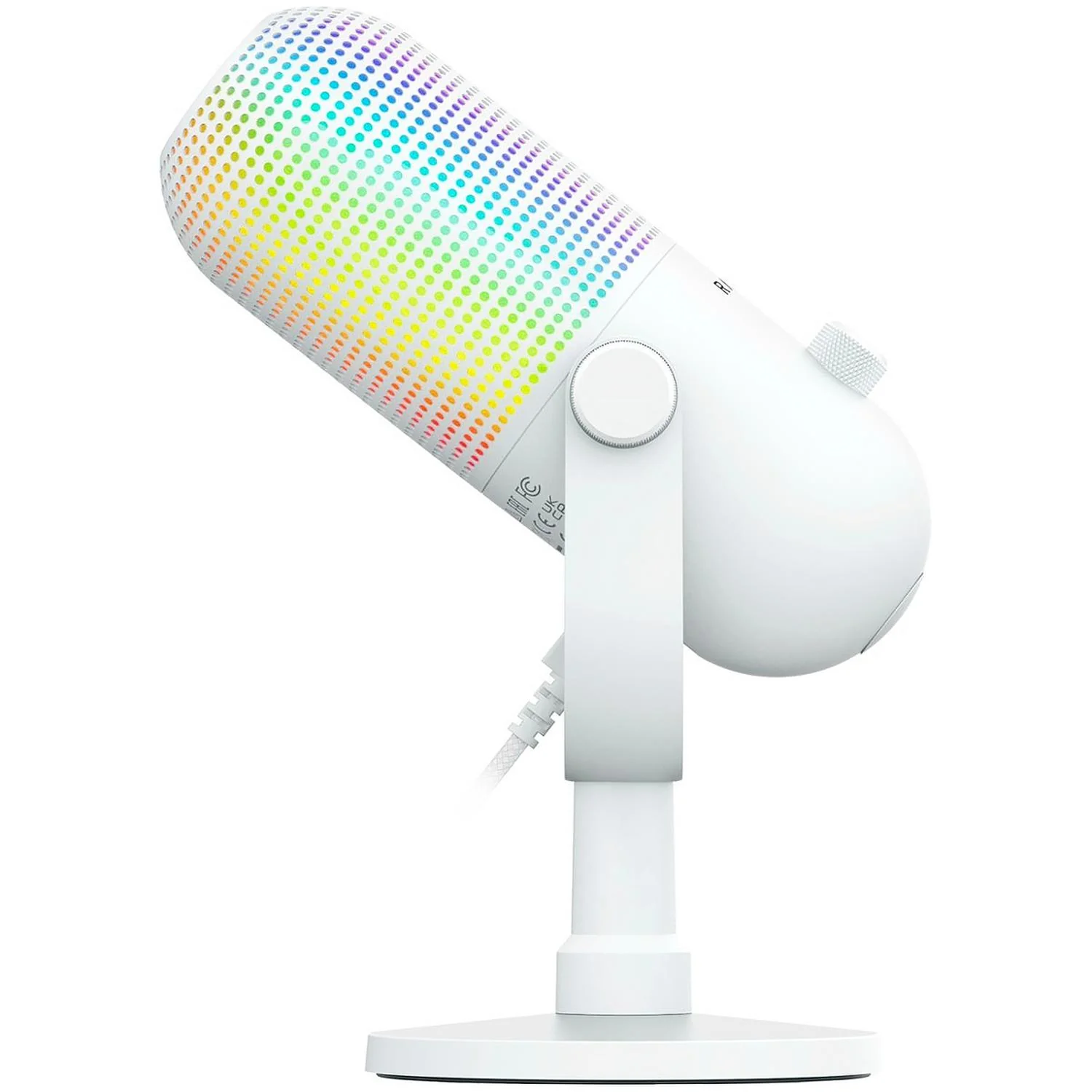 Microfono Gamer RAZER Seiren V3 Chroma RGB 20Hz–20000Hz USB Sensor Touch Silent Color Blanco - Image 3
