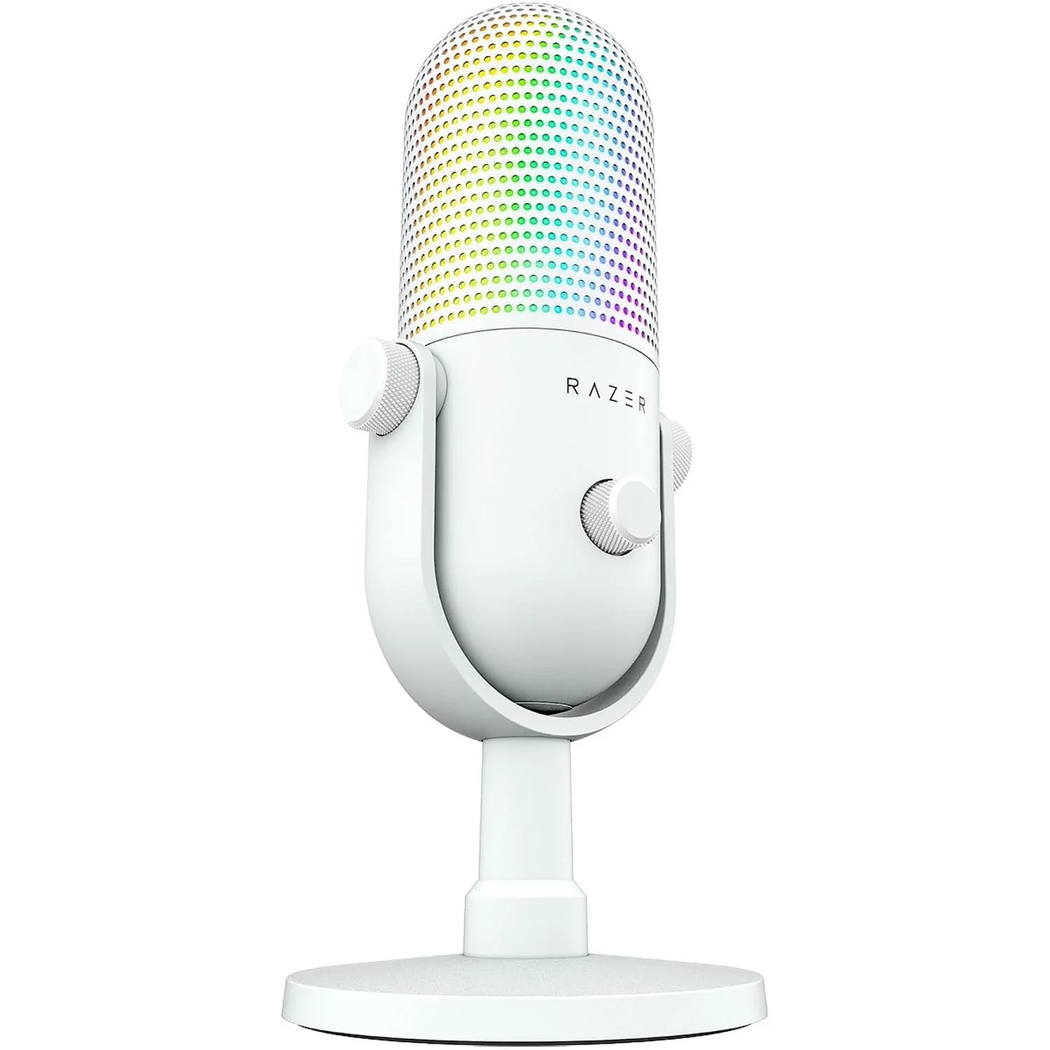 Microfono Gamer RAZER Seiren V3 Chroma RGB 20Hz–20000Hz USB Sensor Touch Silent Color Blanco - Image 4