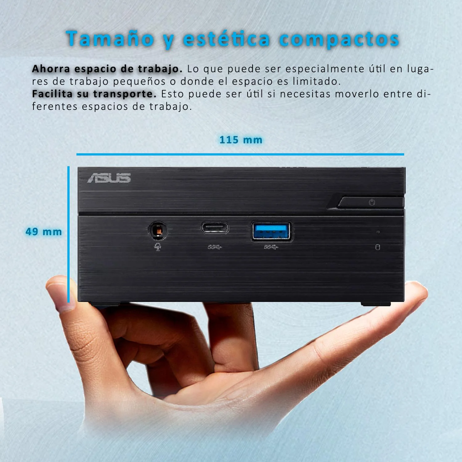 Mini PC ASUS PN41 Intel N5105 2x DDR4 HDD SSD 2.5 M.2 WIFI 6 BT 5.0 PN41-S1-BBN5000XFC - Image 6
