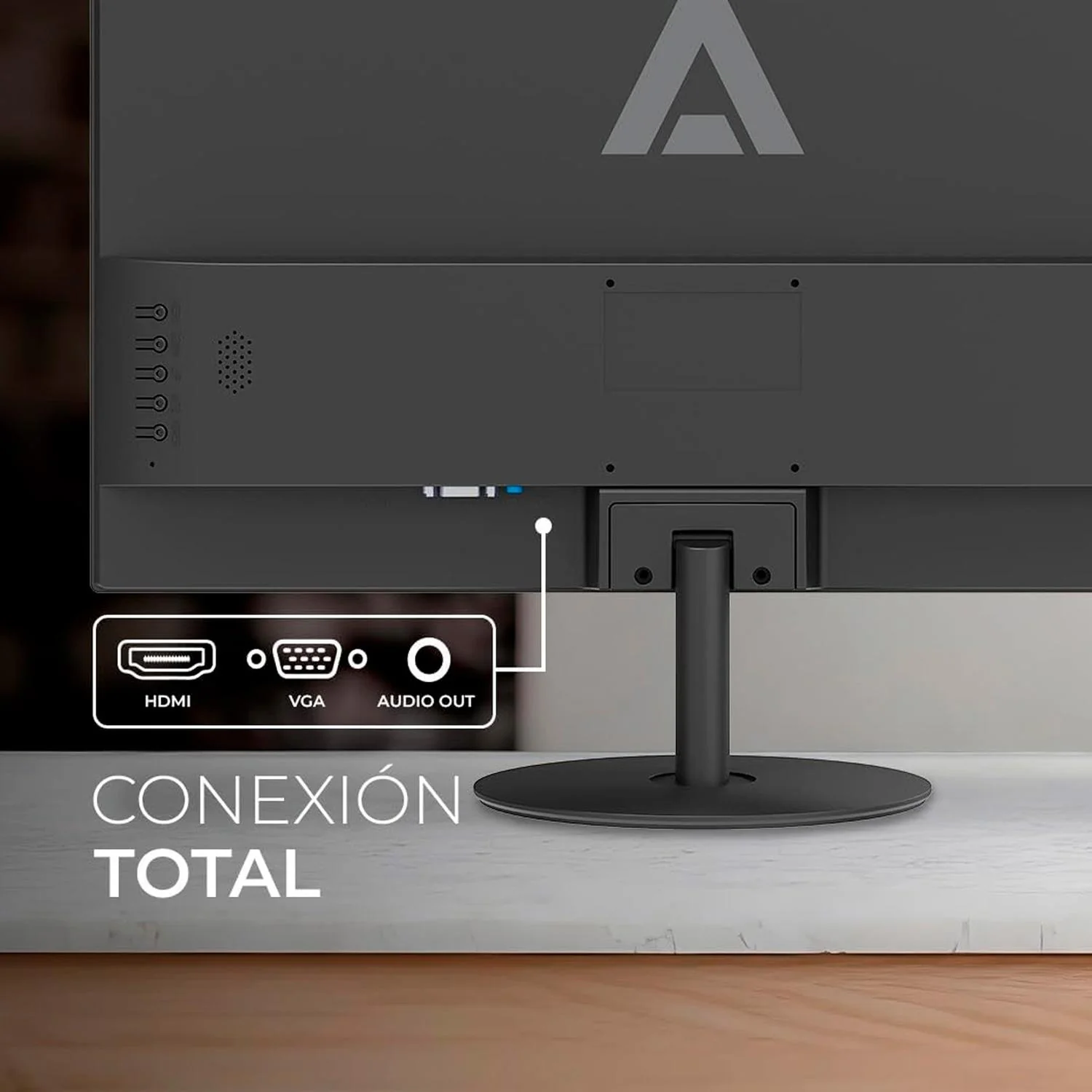 Monitor 21.5 ACTECK CAPTIVE LITE CL215 Full HD 60Hz 5ms VA HDMI VGA Altavoces Negro AC-943253 Estudio y multitarea - Image 5