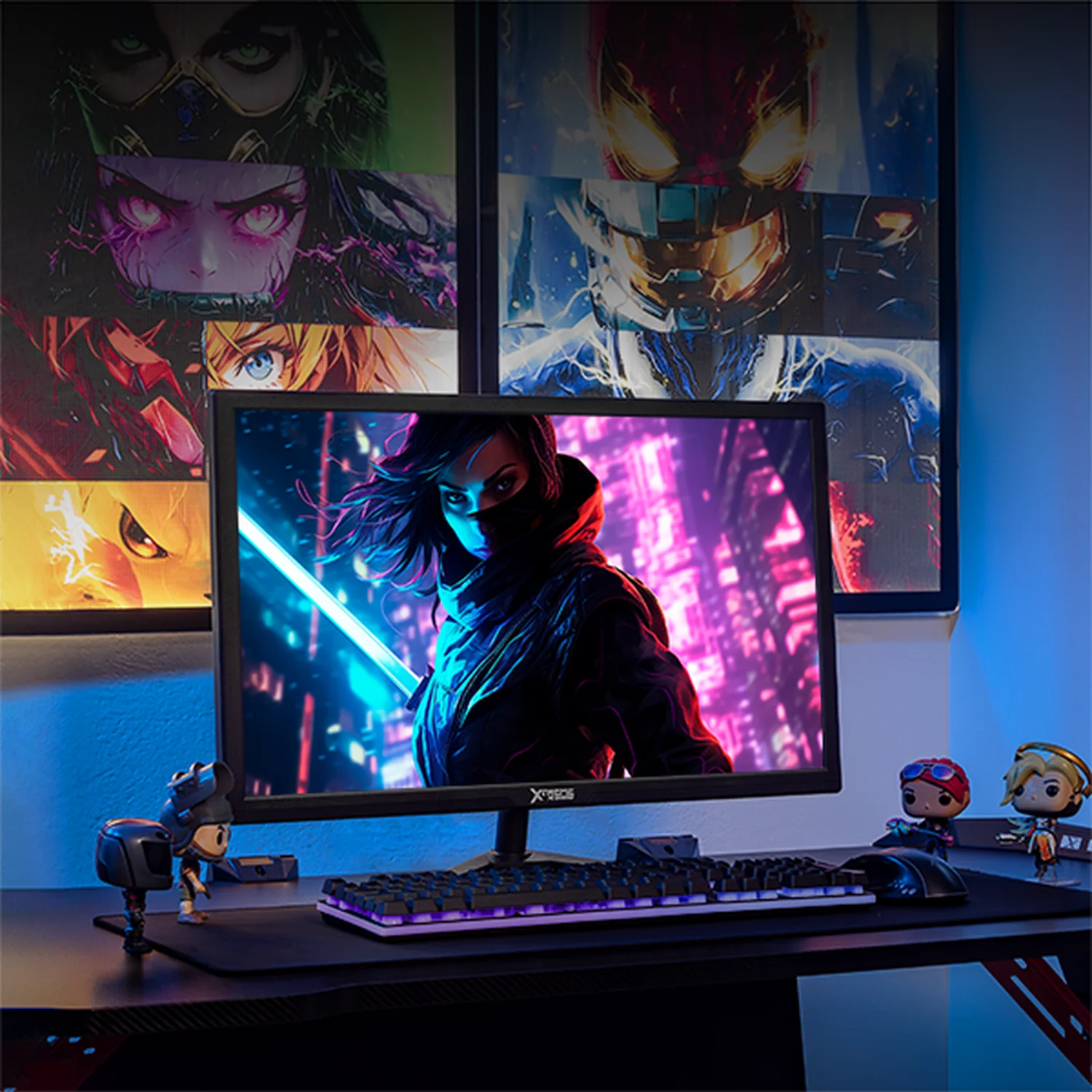 Monitor 23.8" XTREME PC GAMING Infinite Work FHD 75Hz 5ms VA VGA HDMI Negro MXT24KNF Gaming Casual y Oficina - Image 6
