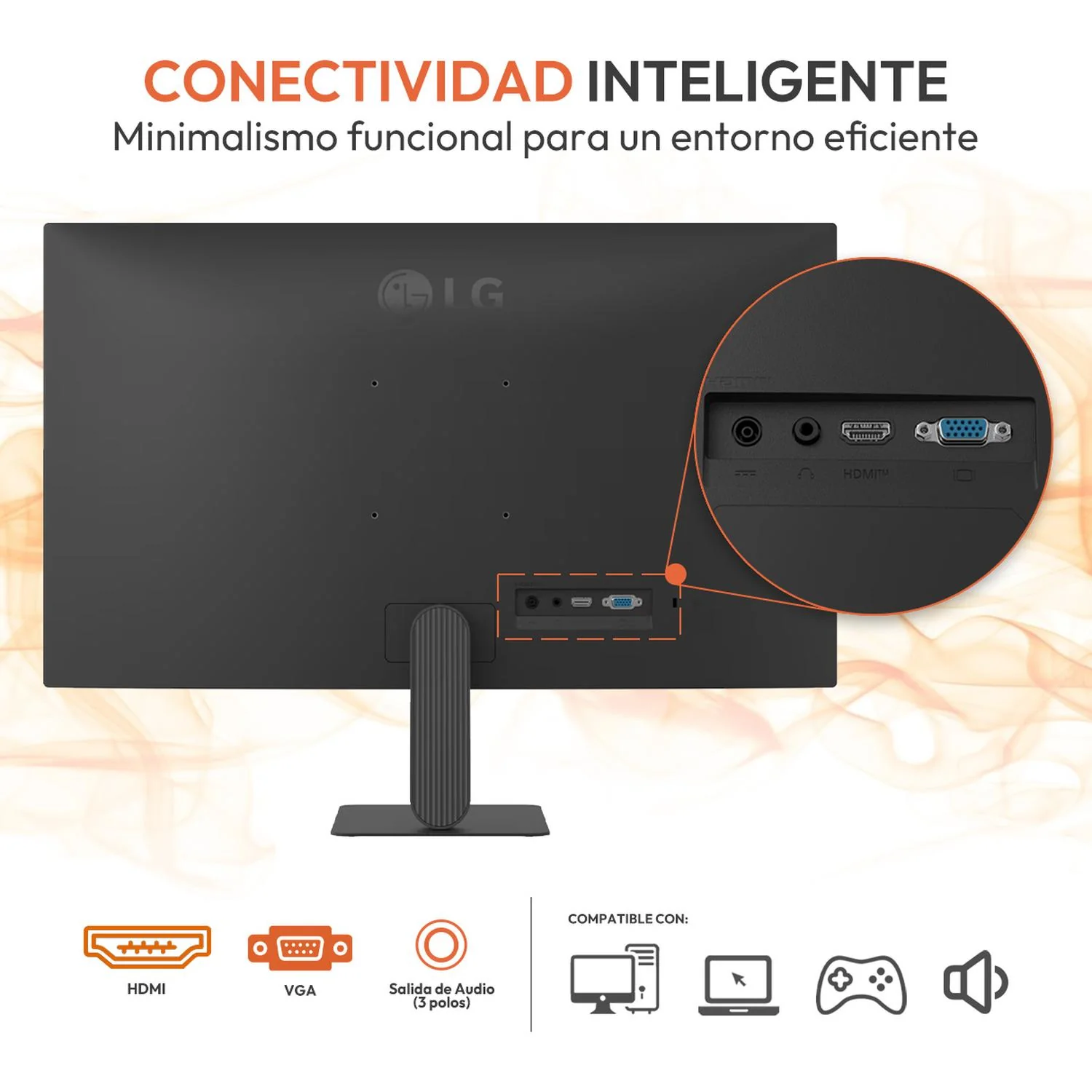 Monitor 27" LG 27U411A-B 5ms 120Hz Panel IPS Full HD HDMI D-Sub - Image 5