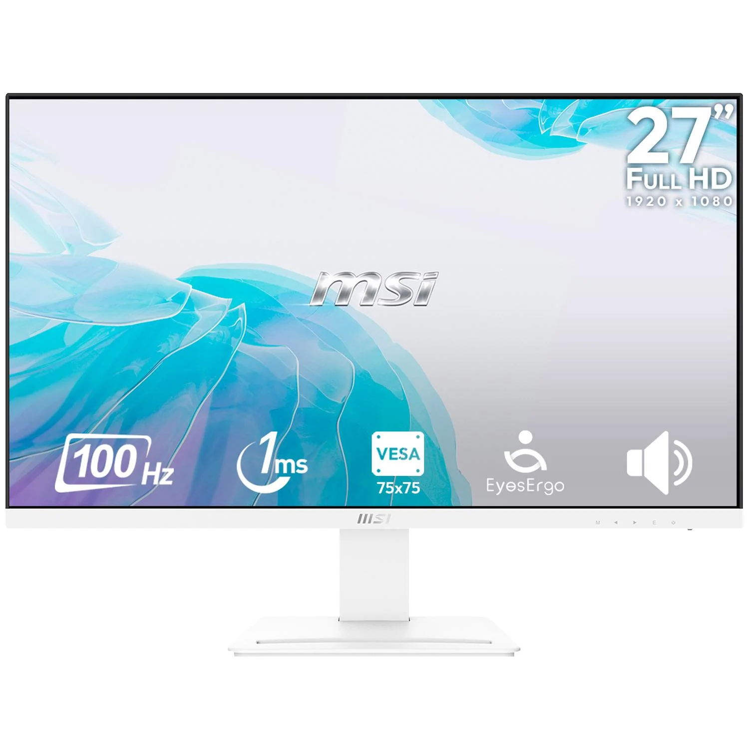 Monitor 27" MSI PRO MP273AW 1ms 100Hz FHD HDMI DP Altavoces