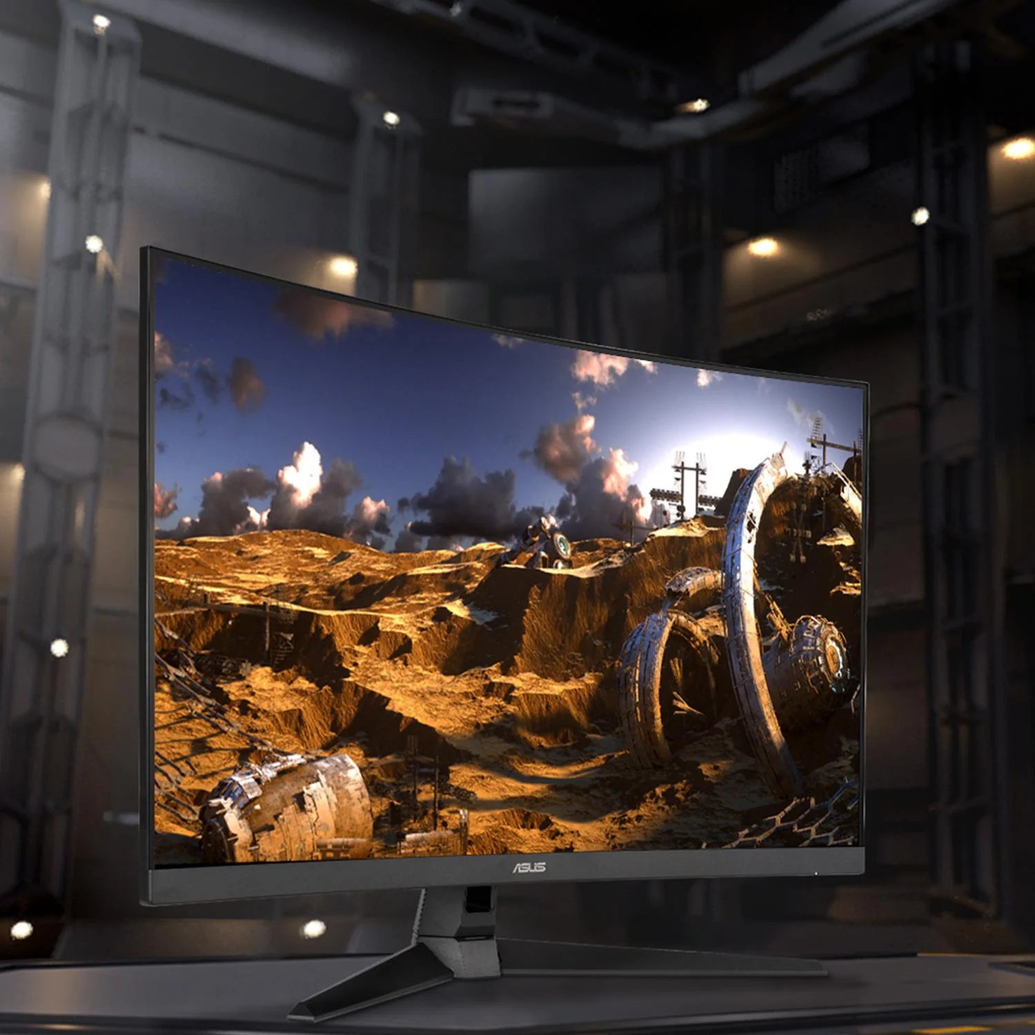 Monitor Gamer Curvo 31.5 ASUS TUF Gaming VG328H1B 1ms 165Hz Full HD VA LED HDMI FreeSync - Image 8
