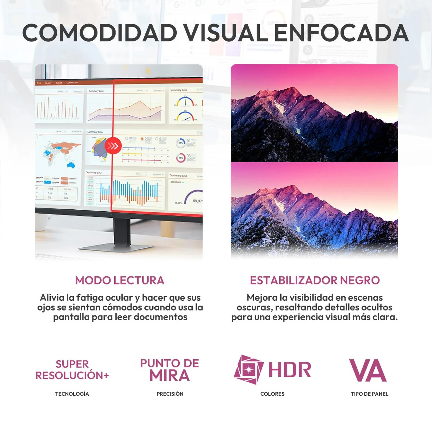Monitor Curvo 27" LG 27U421A-B 5ms 100Hz VA Full HD USB-C HDMI - Image 4