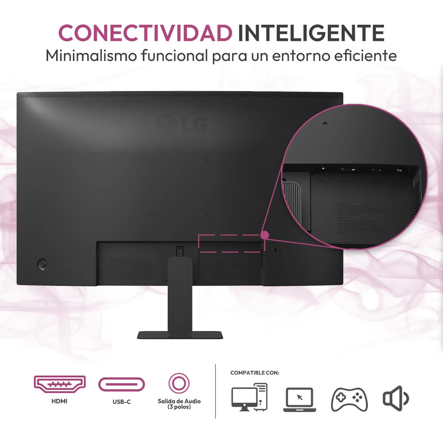Monitor Curvo 27" LG 27U421A-B 5ms 100Hz VA Full HD USB-C HDMI - Image 5
