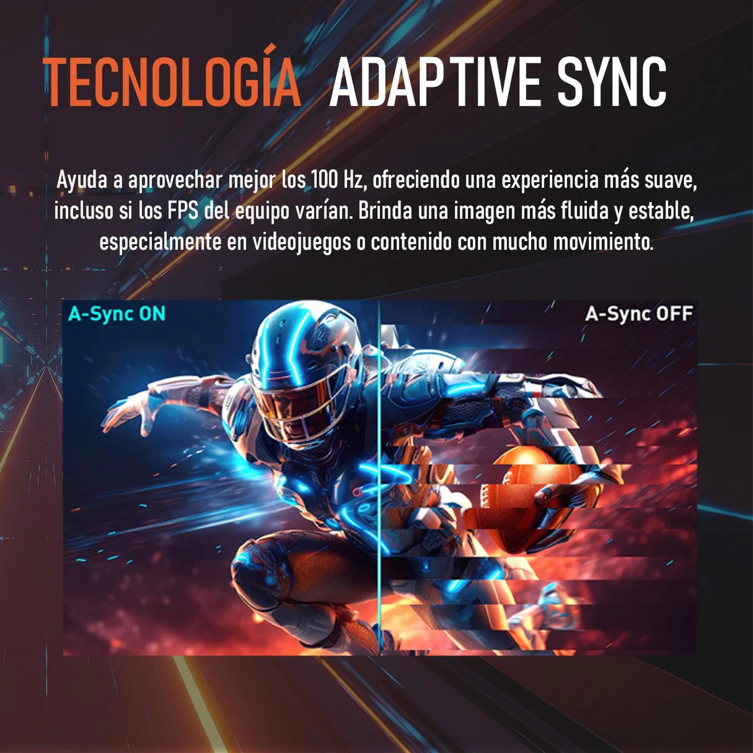 Monitor Gamer 23.8 AOC 24B30H2 1ms 100Hz Full HD IPS LED HDMI VGA Adaptive Sync - Image 5