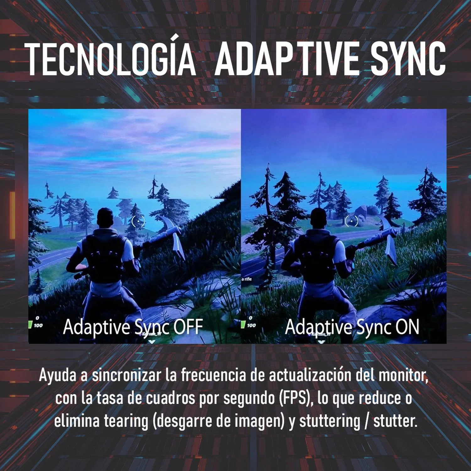 Monitor Gamer 23.8 AOC 24G50F 0.5ms 144Hz Full HD IPS LED HDMI DP Adaptive-Sync - Image 5