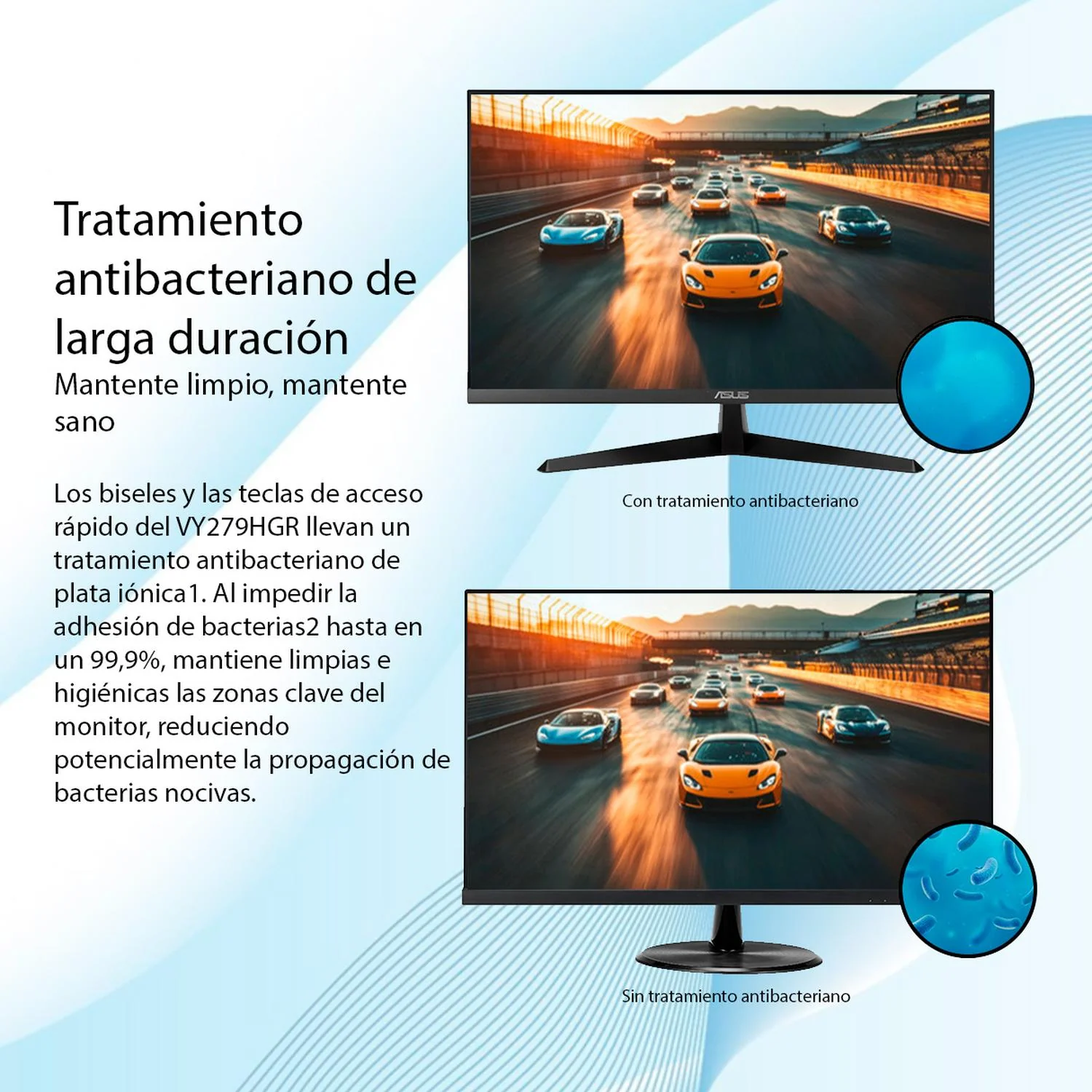 Monitor Gamer 23.8 ASUS VY249HGR 1ms 120Hz Full HD IPS LED HDMI VGA Adaptive Sync - Image 4